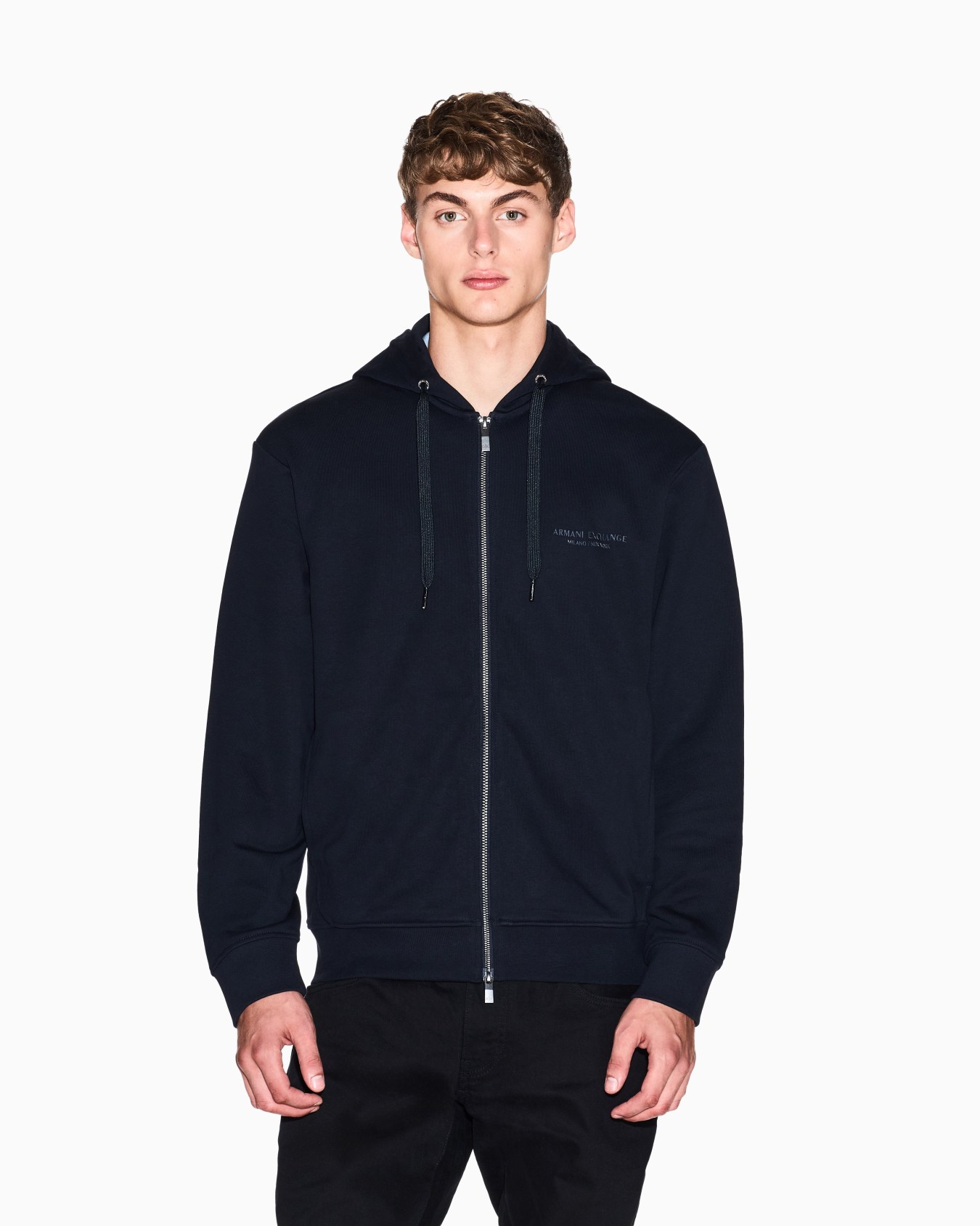 Basic zip-up hoodie Slide 3