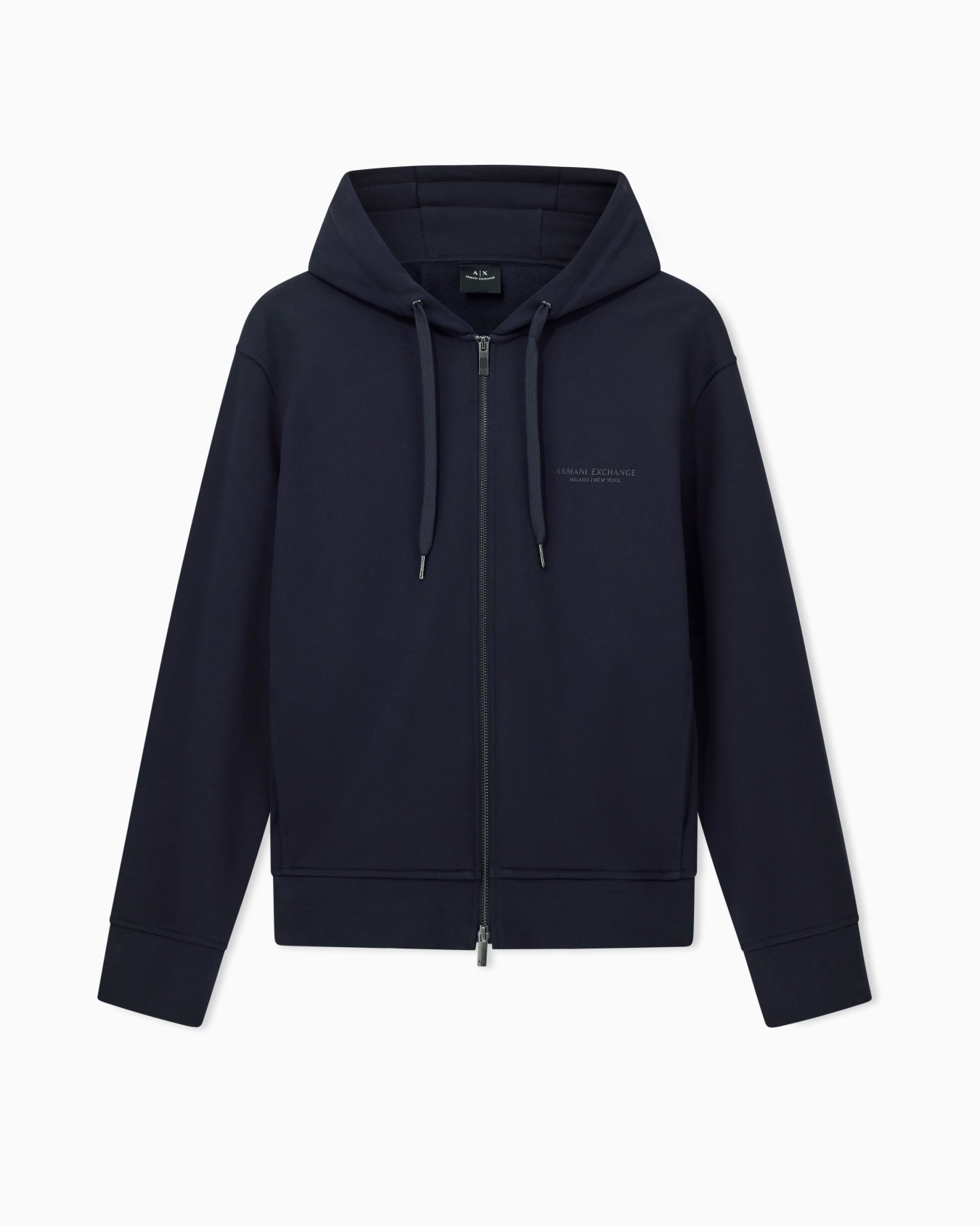 Basic zip-up hoodie Slide 0