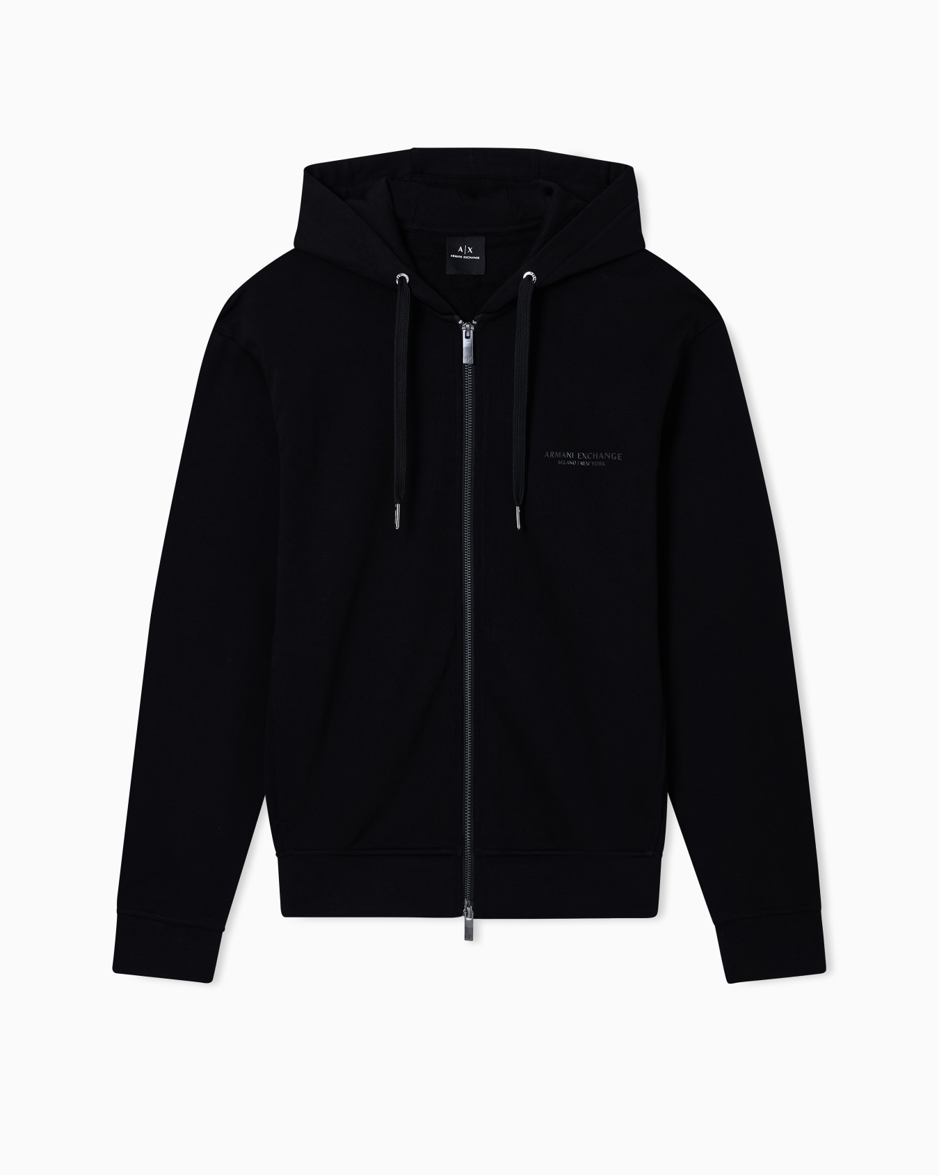 Basic-Hoodie mit Reißverschluss Folie 0