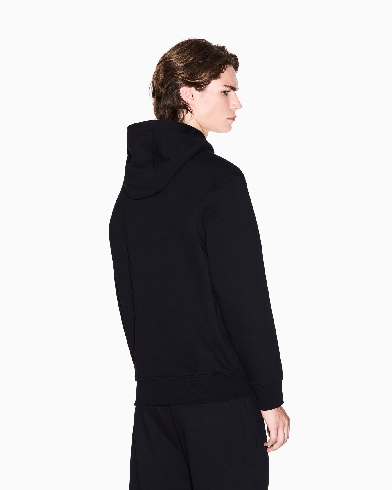 HOODED COTTON LOGO SWEATSHIRT Slide 3