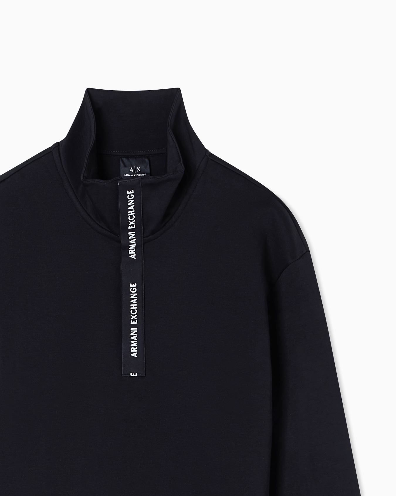 Sweatshirt with high neck and buttons Slide 2