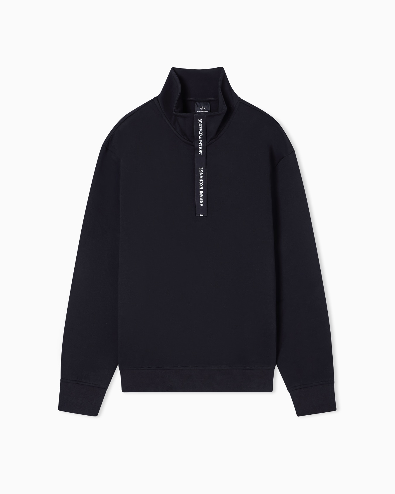 Sweatshirt with high neck and buttons Slide 0