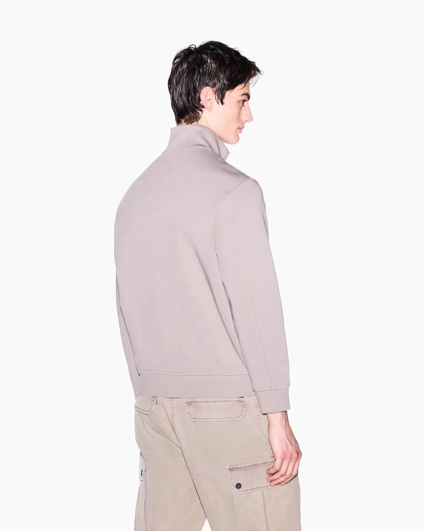 Sudadera con cuello alto y cremallera Diapositiva 2