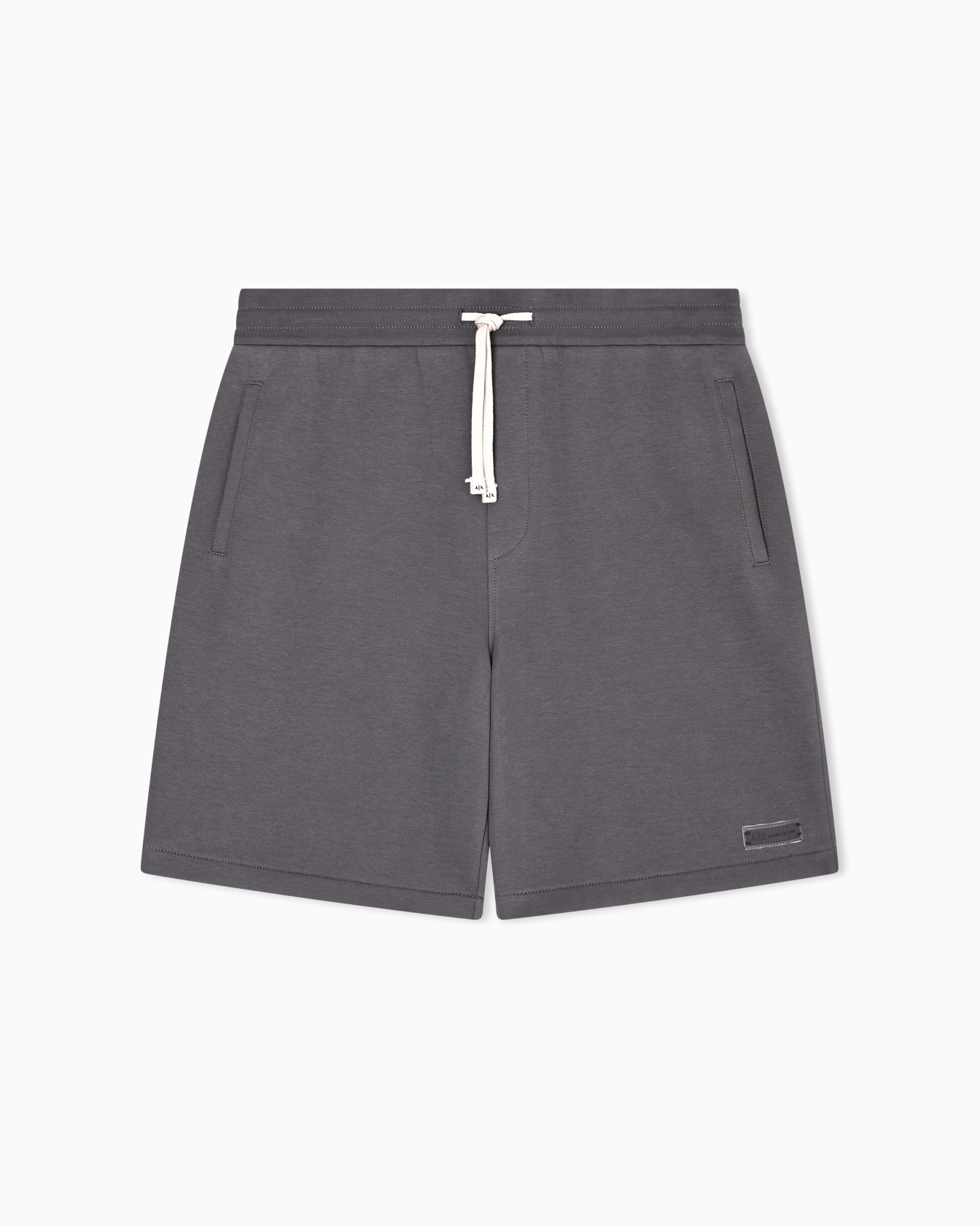 Cotton blend pique shorts Slide 0