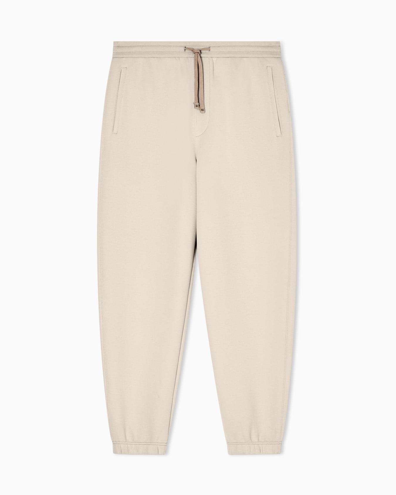 Cotton blend pique trousers Slide 0