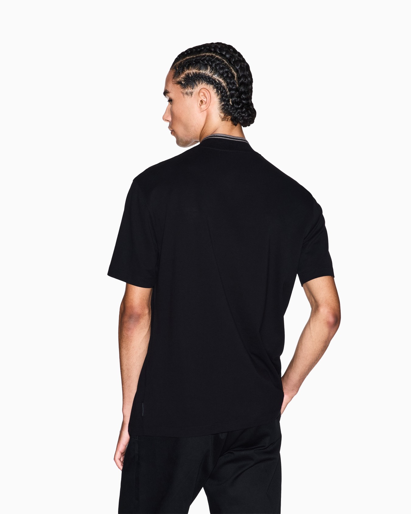 Pique polo shirt with zip Slide 2