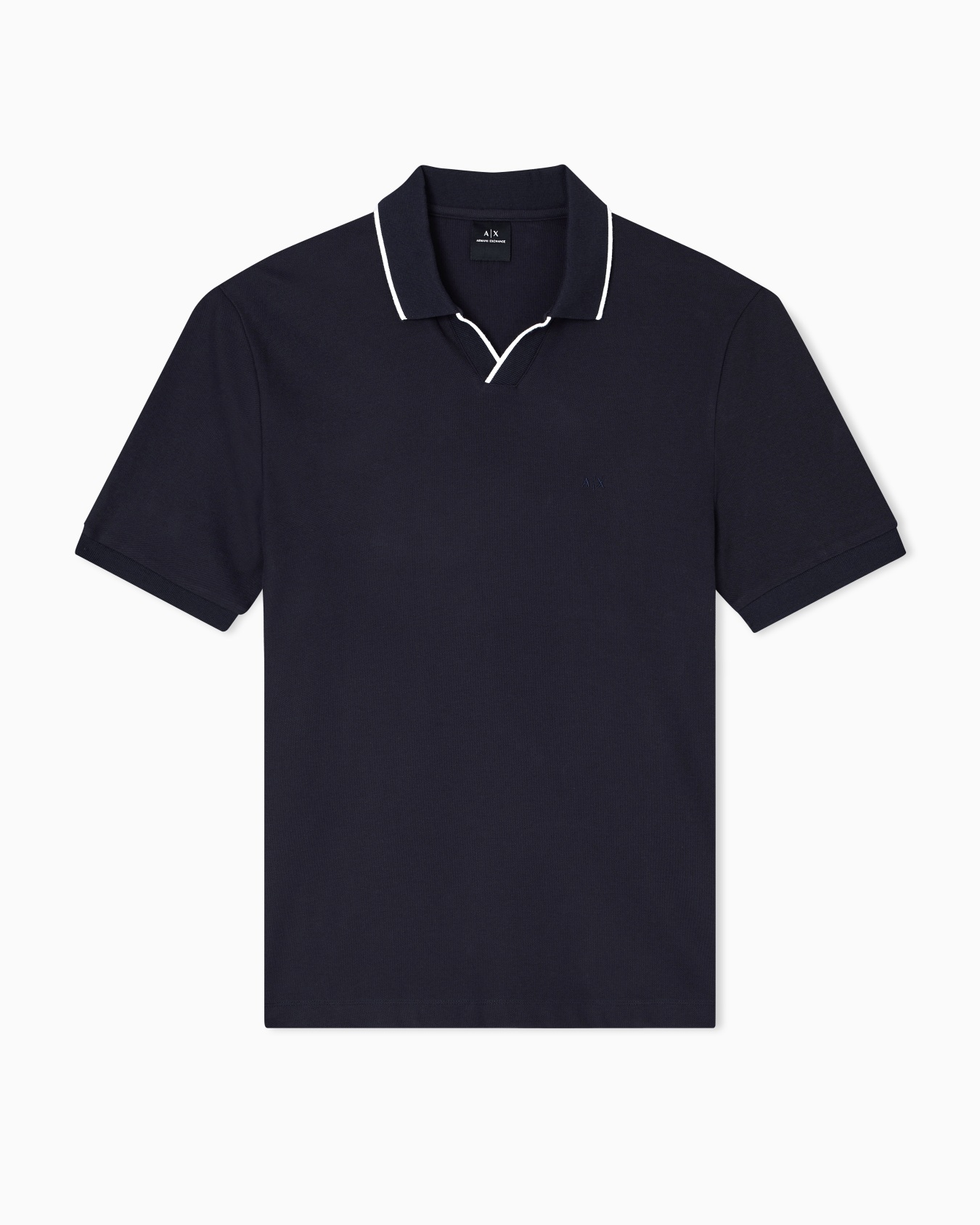 Polo shirt with contrasting profiles Slide 0