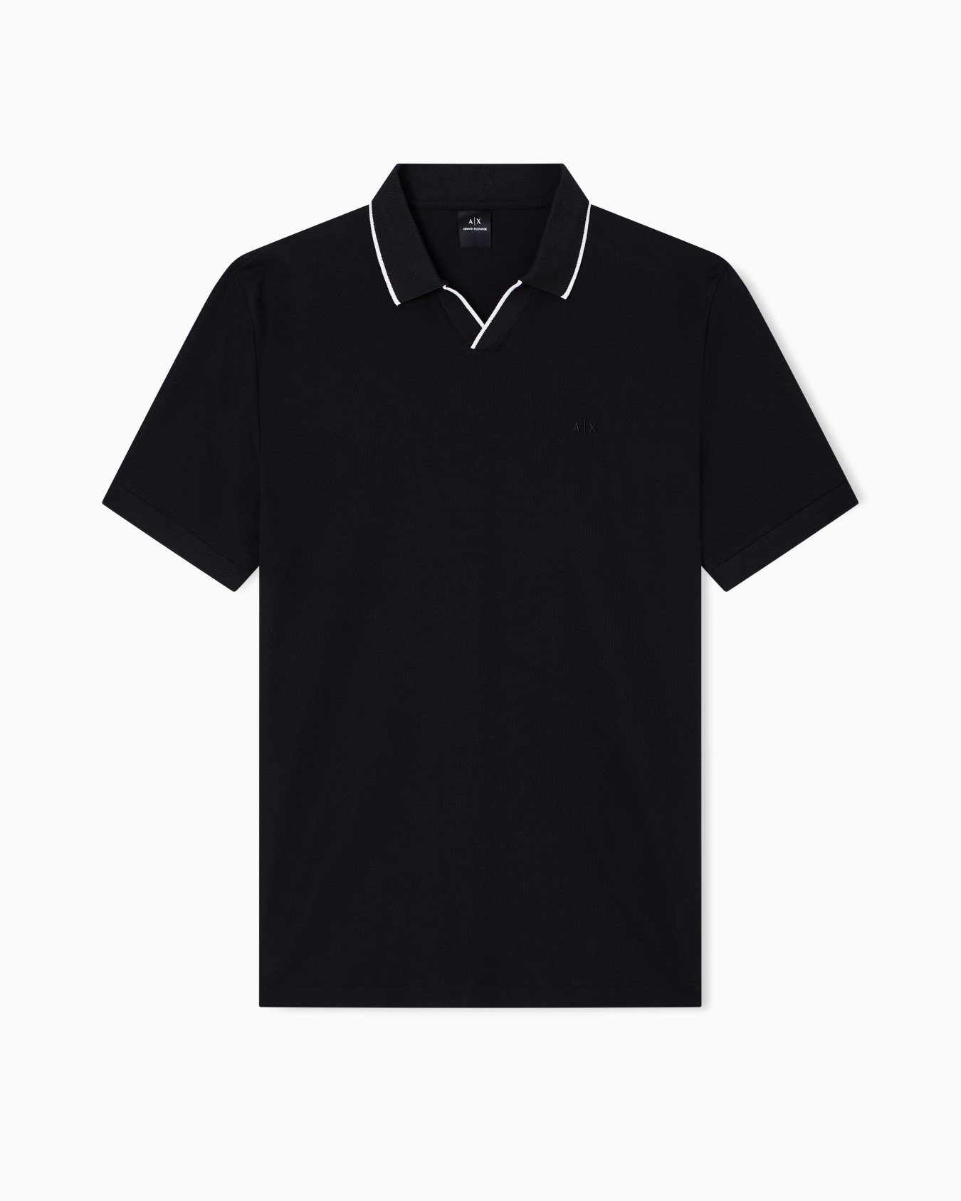 Polo shirt with contrasting profiles Slide 0
