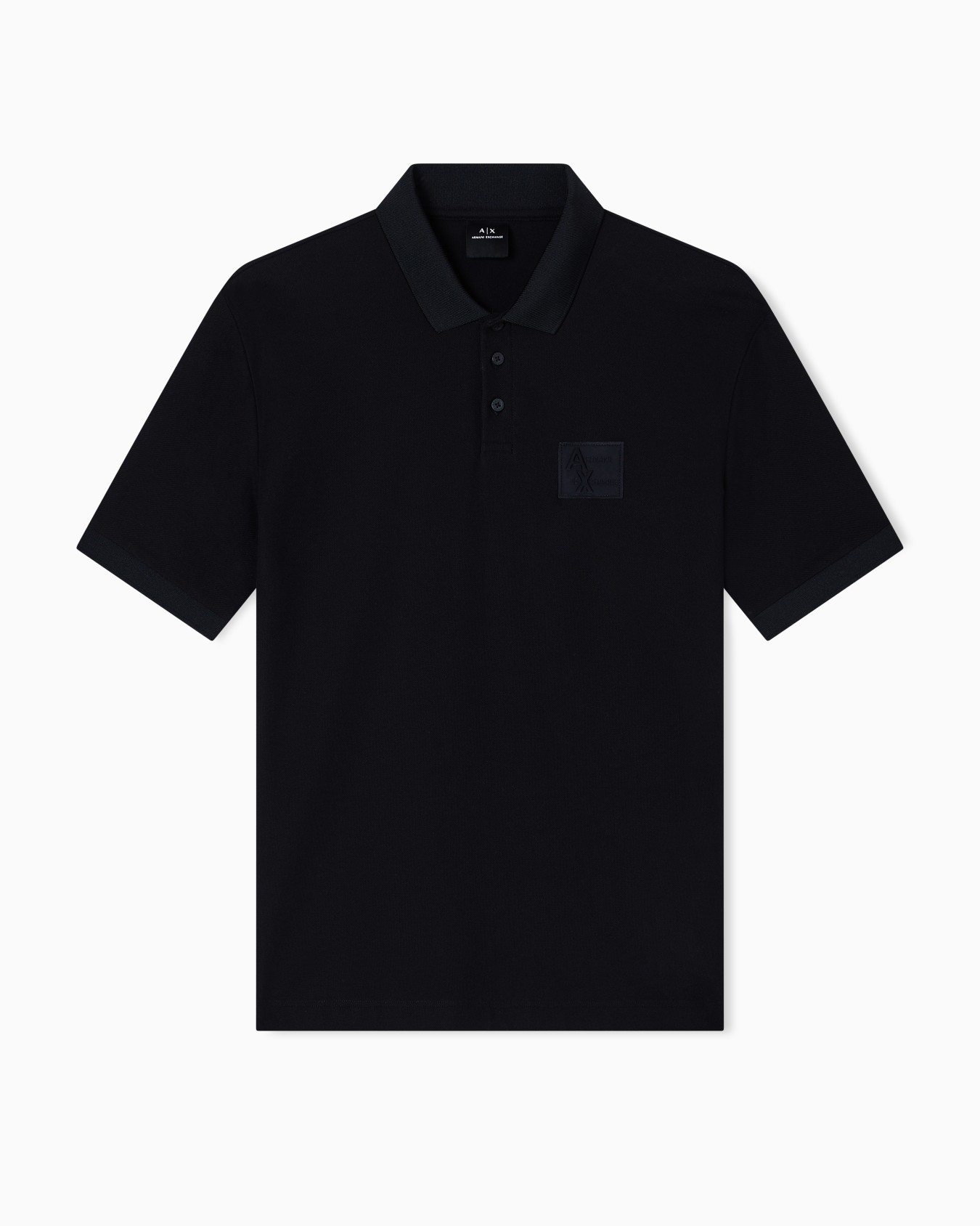 Regular fit polo shirt with patch Slide 0