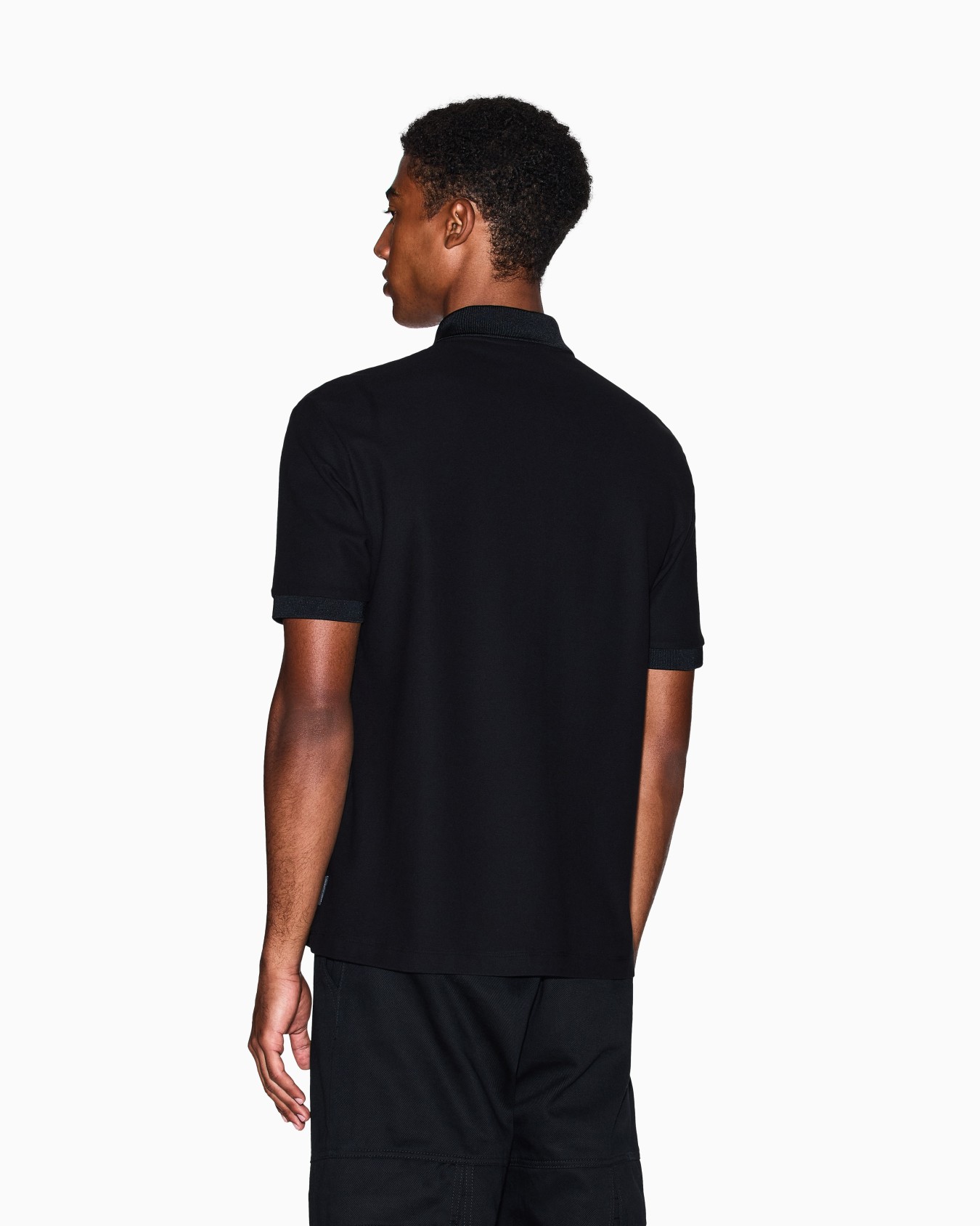 Regular fit polo shirt with patch Slide 2