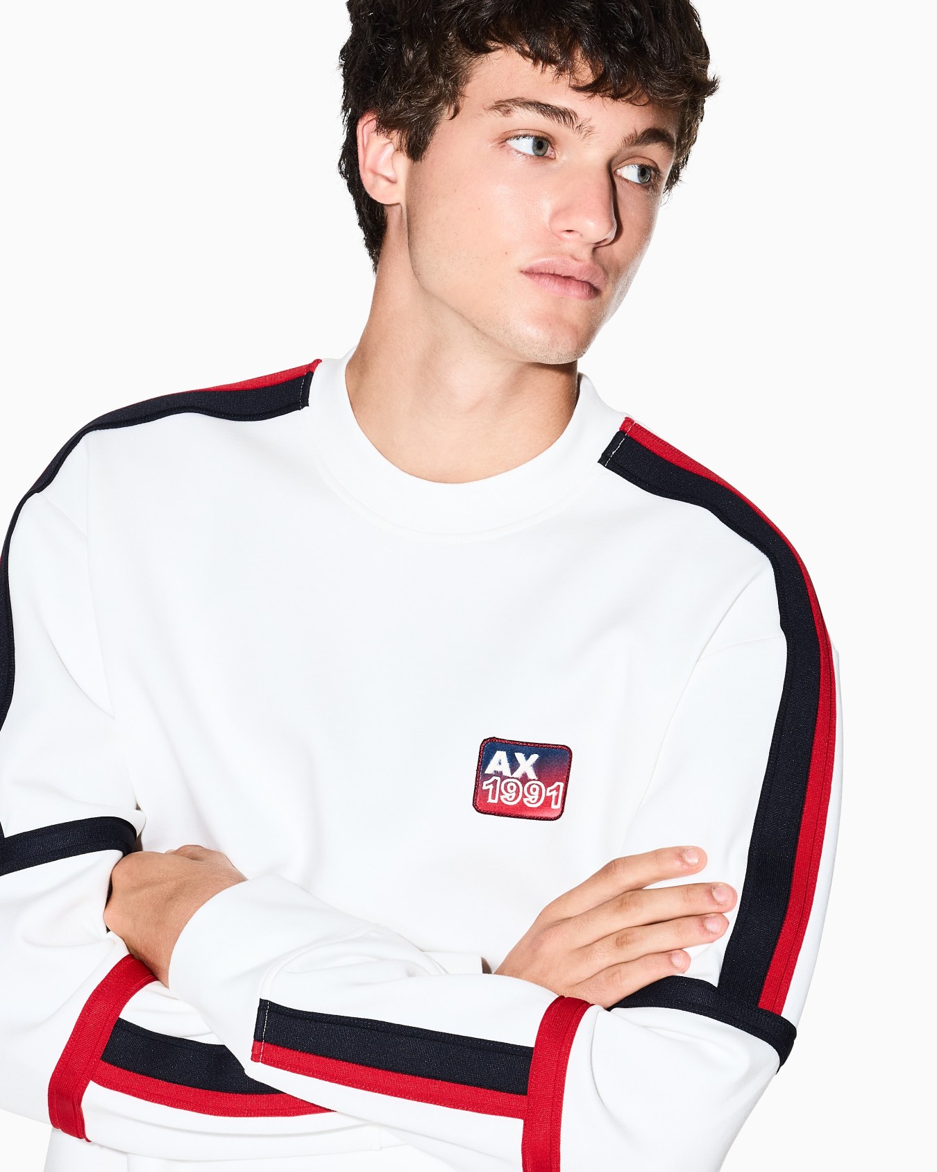 Sweatshirt with contrasting bands Slide 4