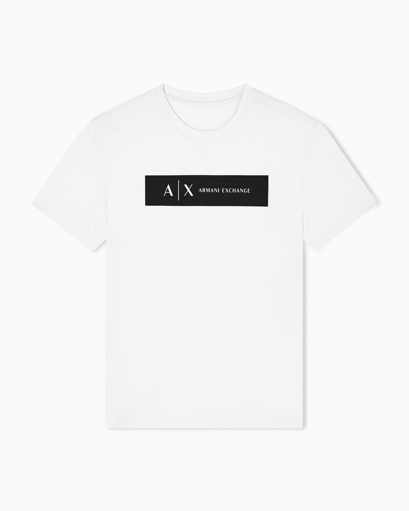 Regular fit T-shirt with rectangular logo Slide 0