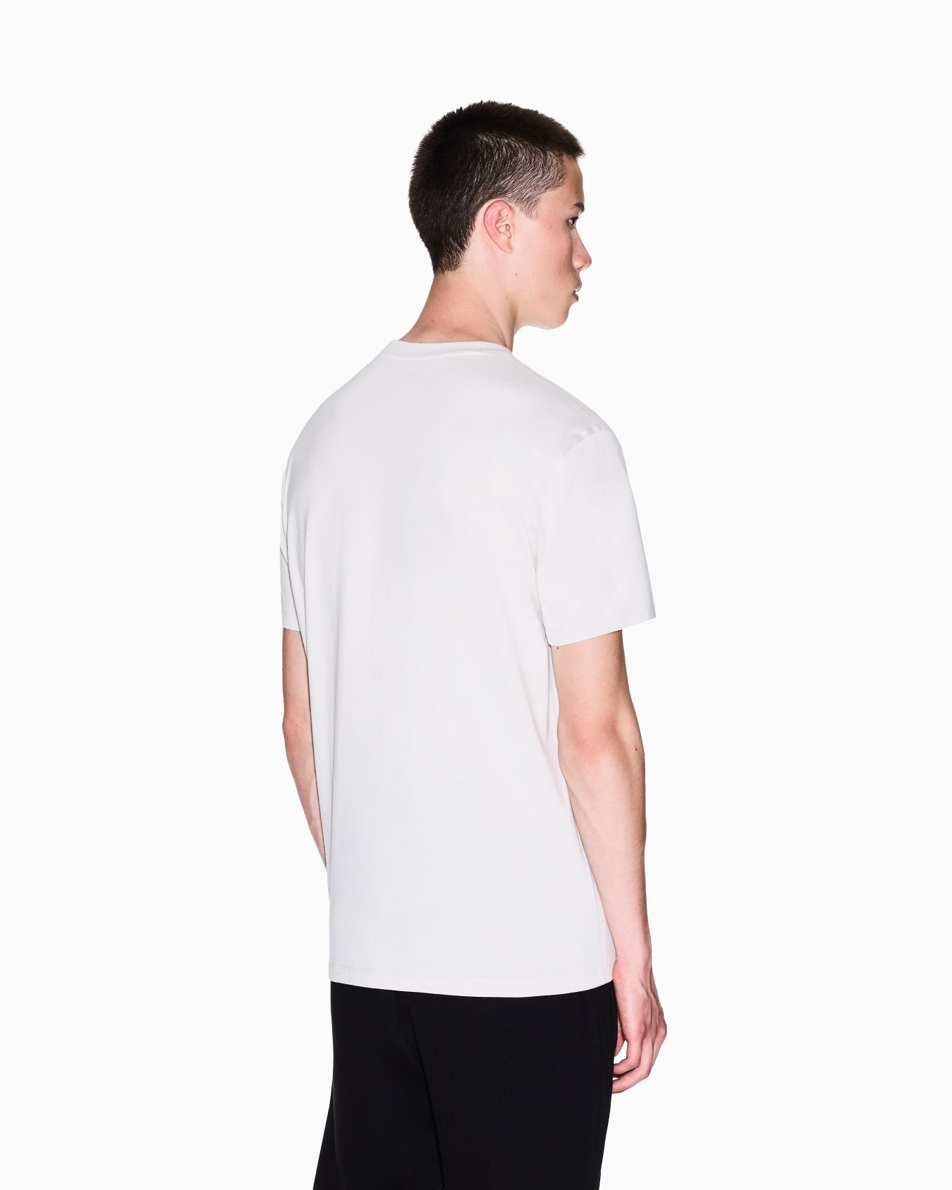 Regular fit T-shirt with rectangular logo Slide 2