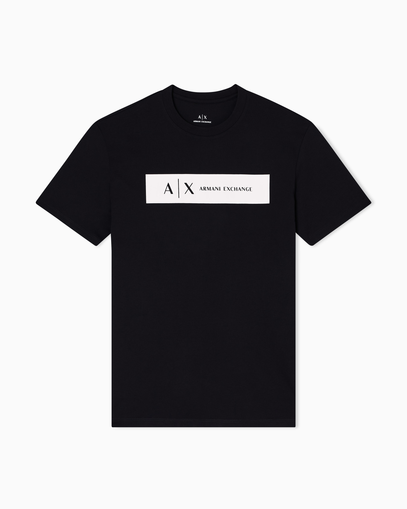 Regular fit T-shirt with rectangular logo Slide 0