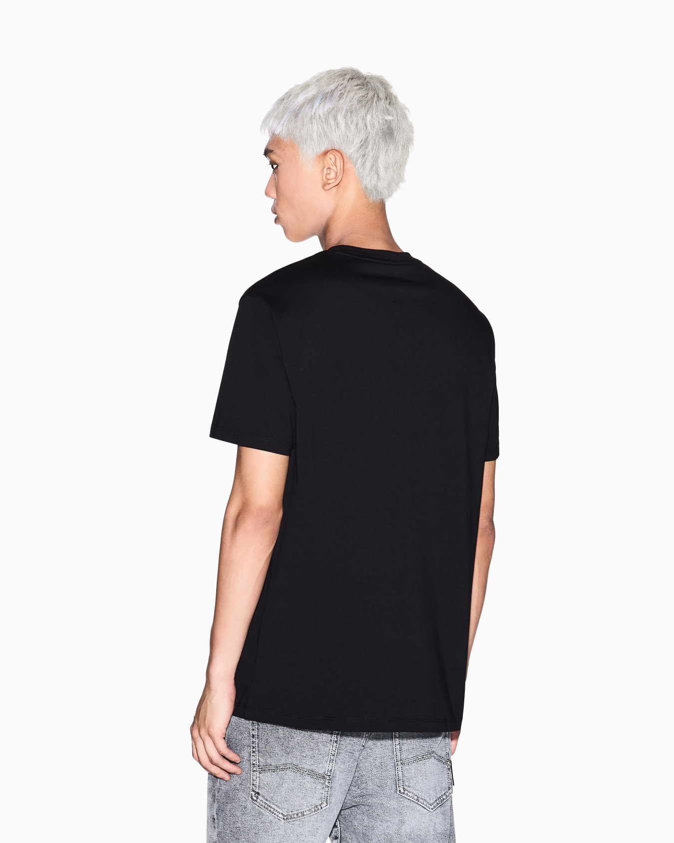 Regular fit T-shirt with rectangular logo Slide 2