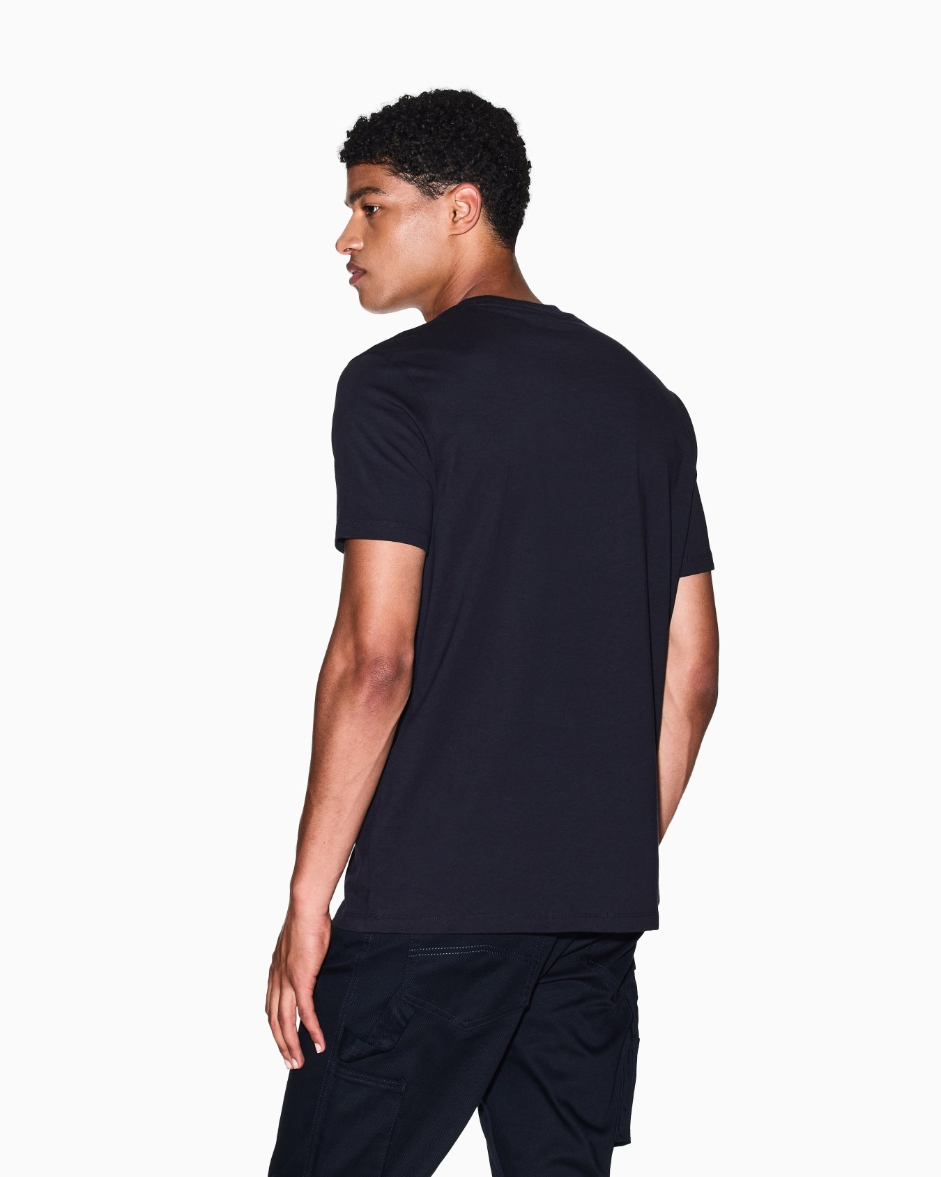Regular fit T-shirt with embossed logo Slide 2