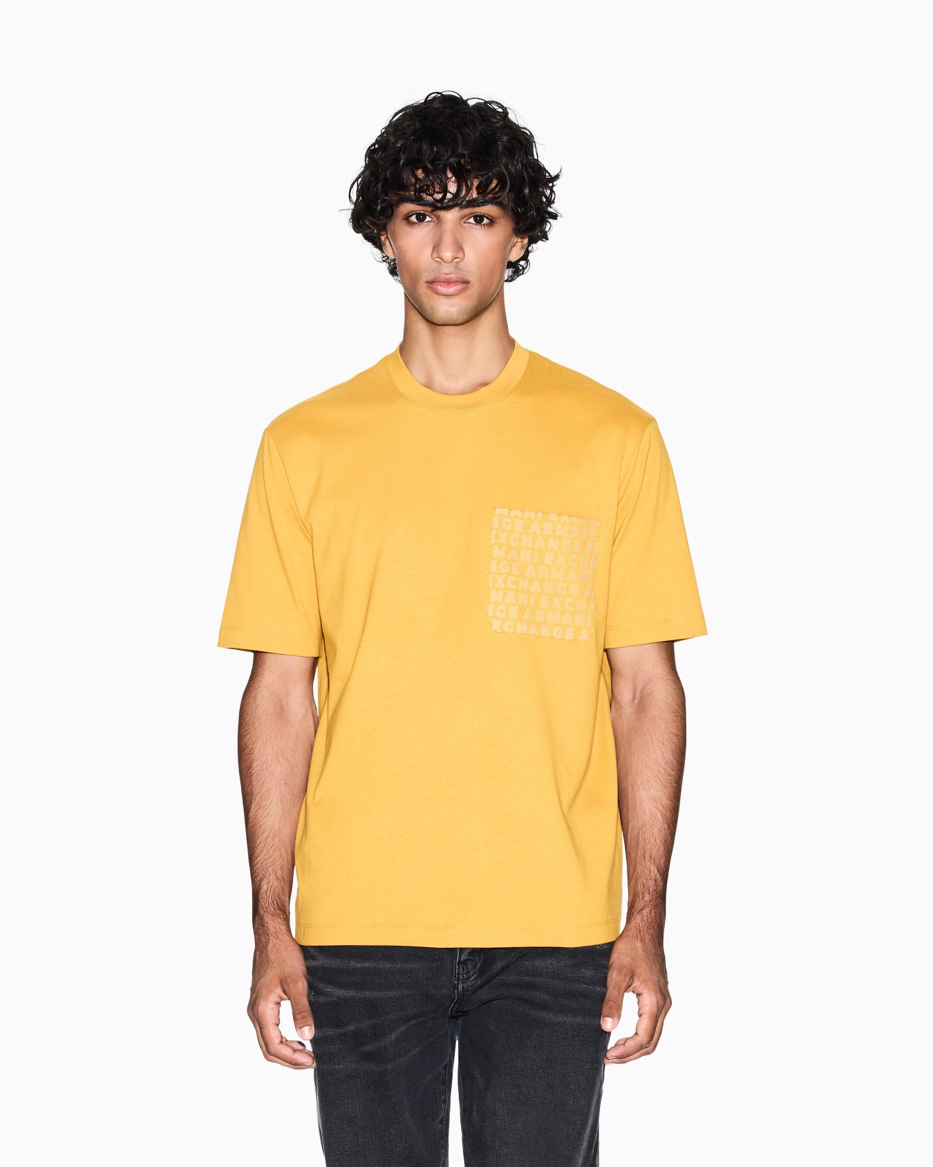 Regular fit T-shirt with logo pocket Slide 3