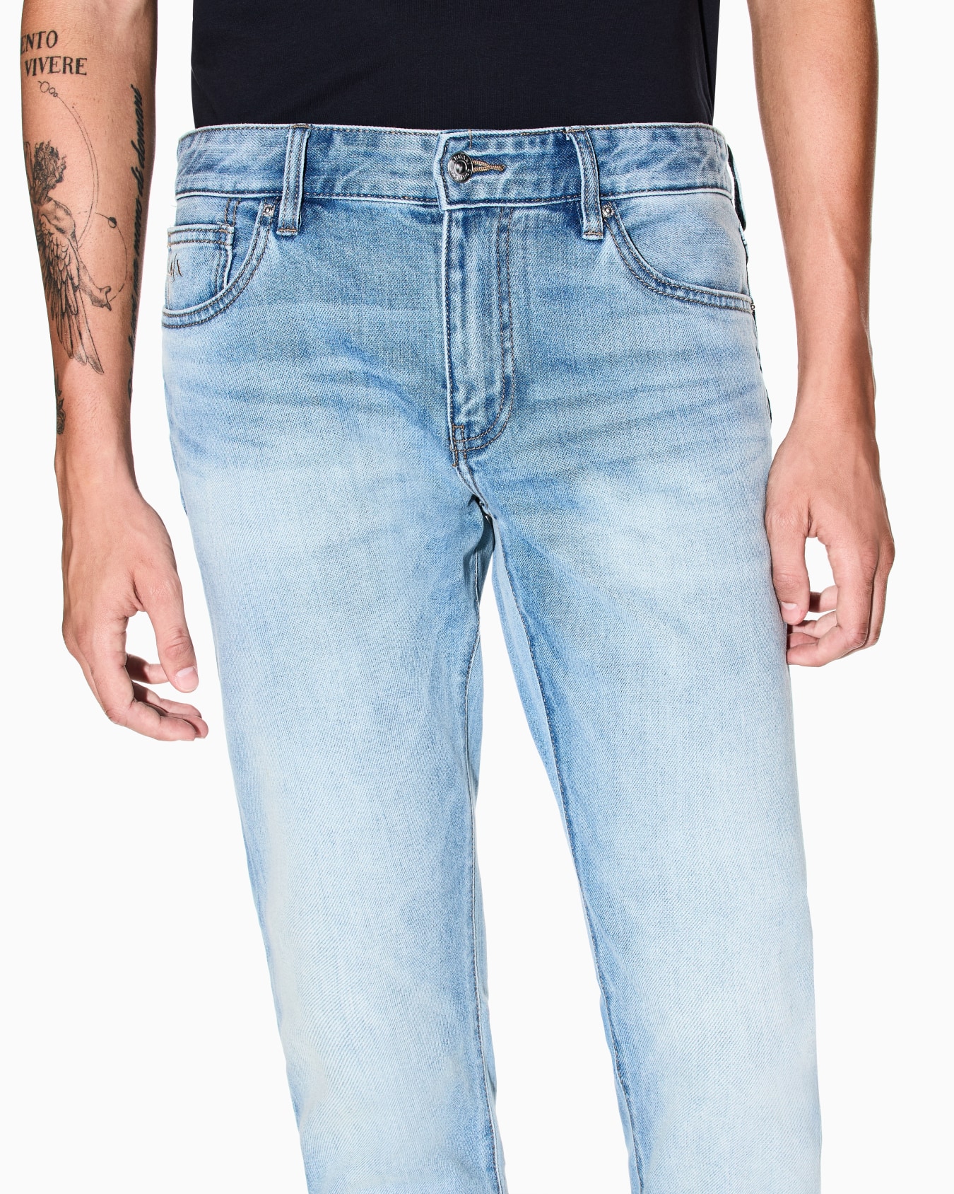 Stretch denim skinny jeans Slide 4