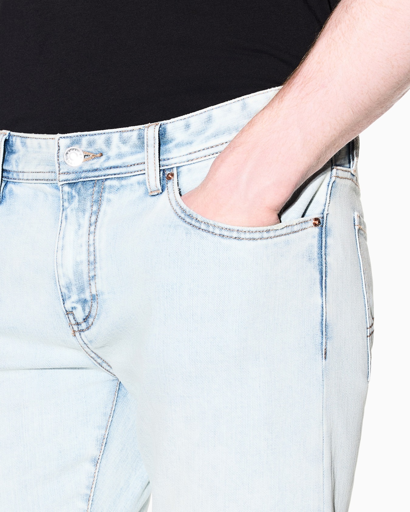 Super Skinny Jeans in Denim Comfort Blu Autentico Slide 4