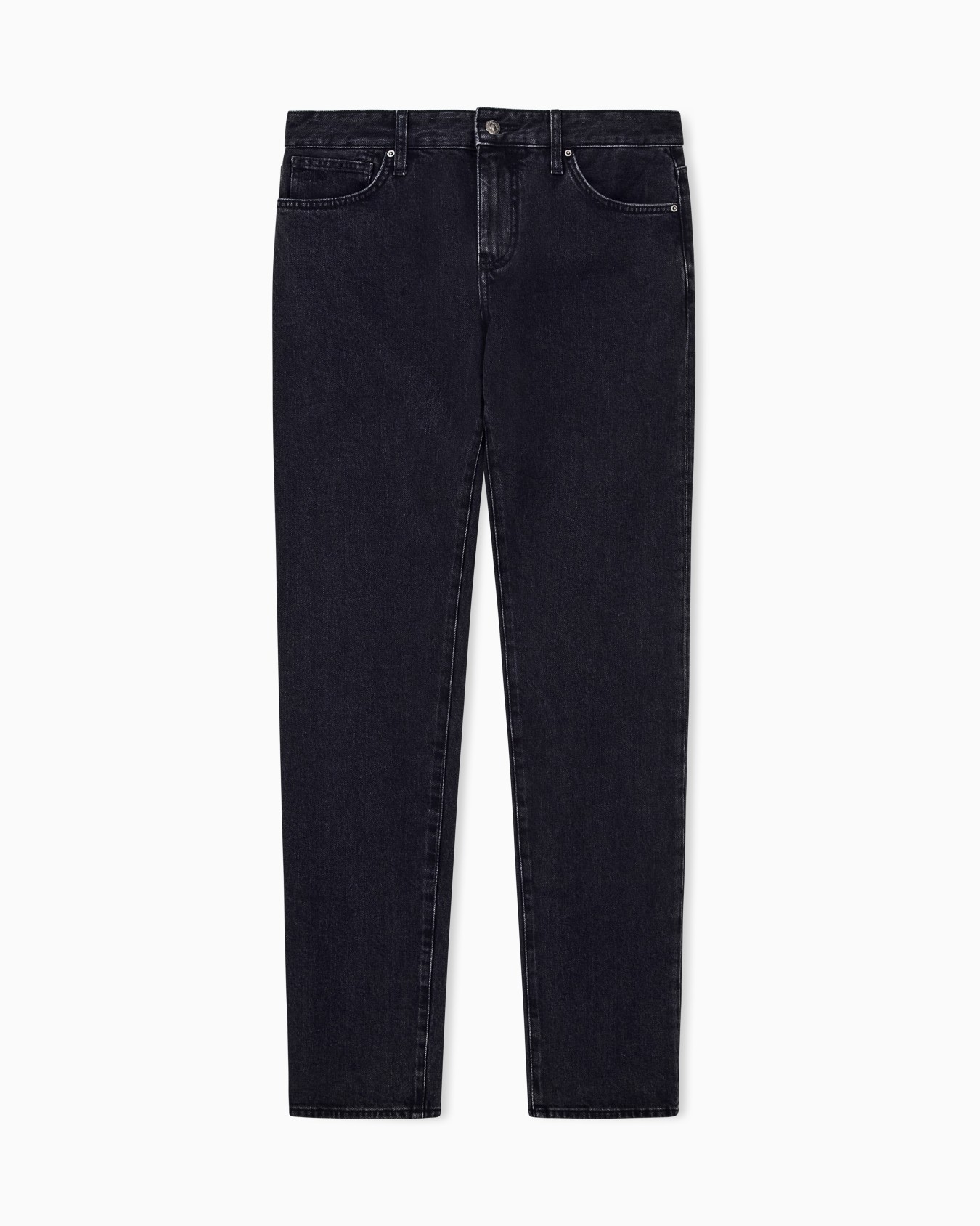 Pantalón vaquero slim de 5 bolsillos en algodón elástico Diapositiva 0