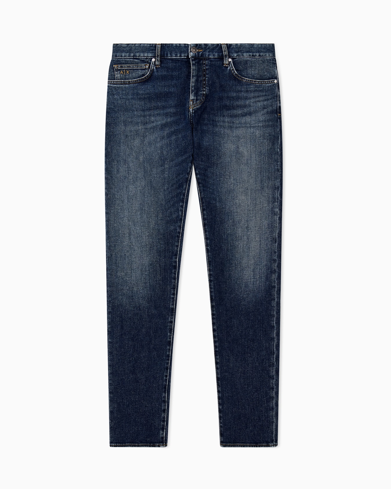 Pantalón vaquero slim elástico de cinco bolsillos Diapositiva 0