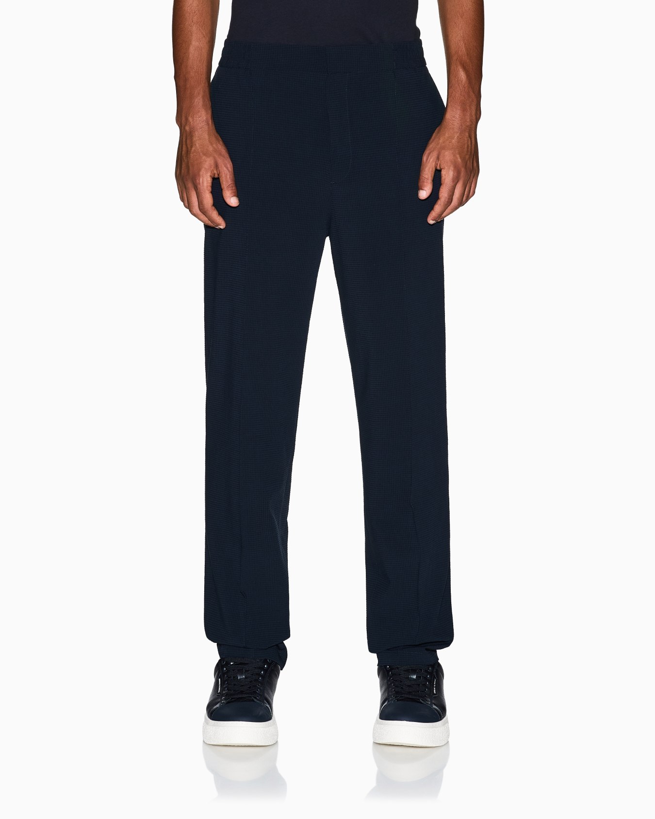 Stretch fabric chino trousers Slide 3