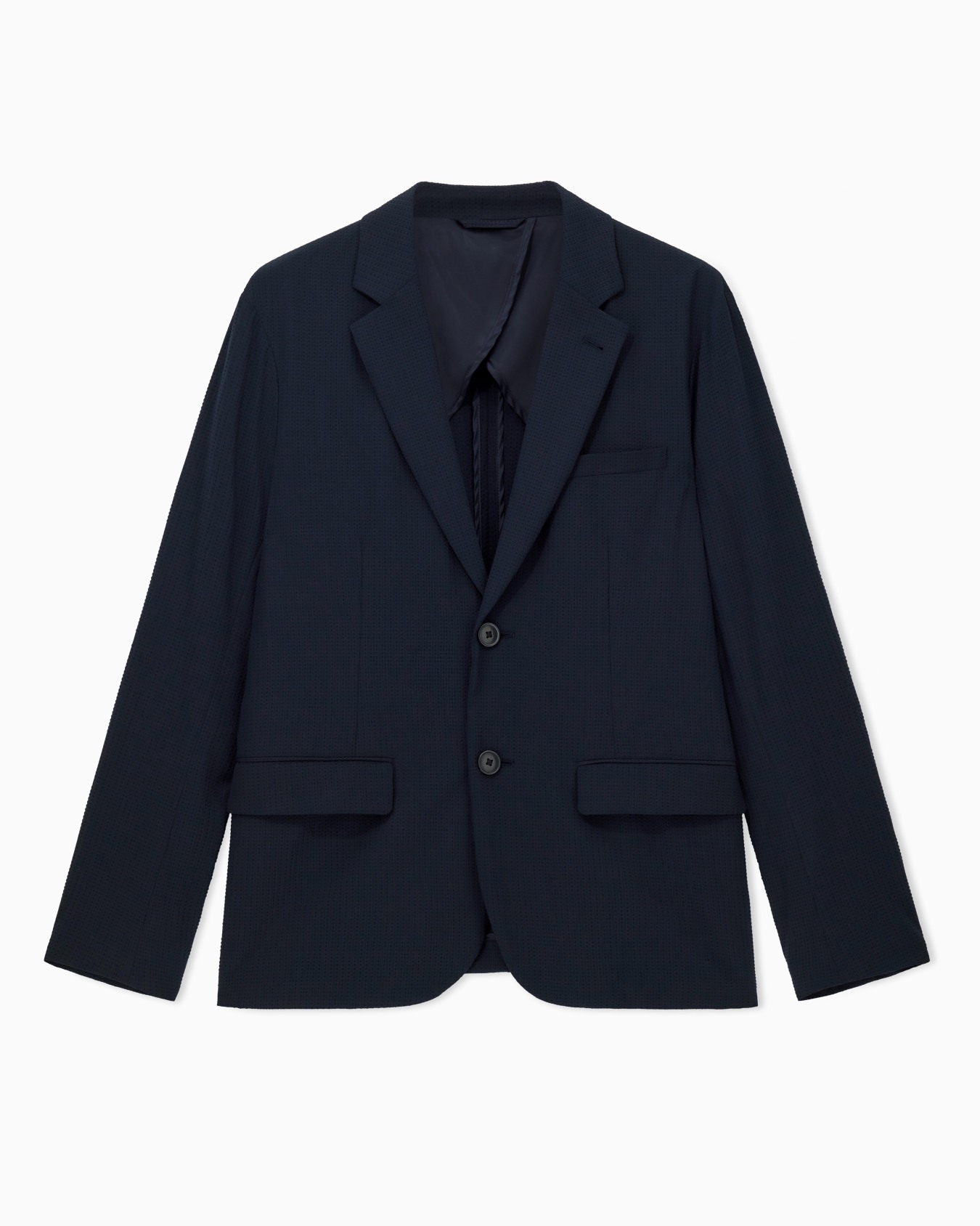 Stretch seersucker jacket Slide 0