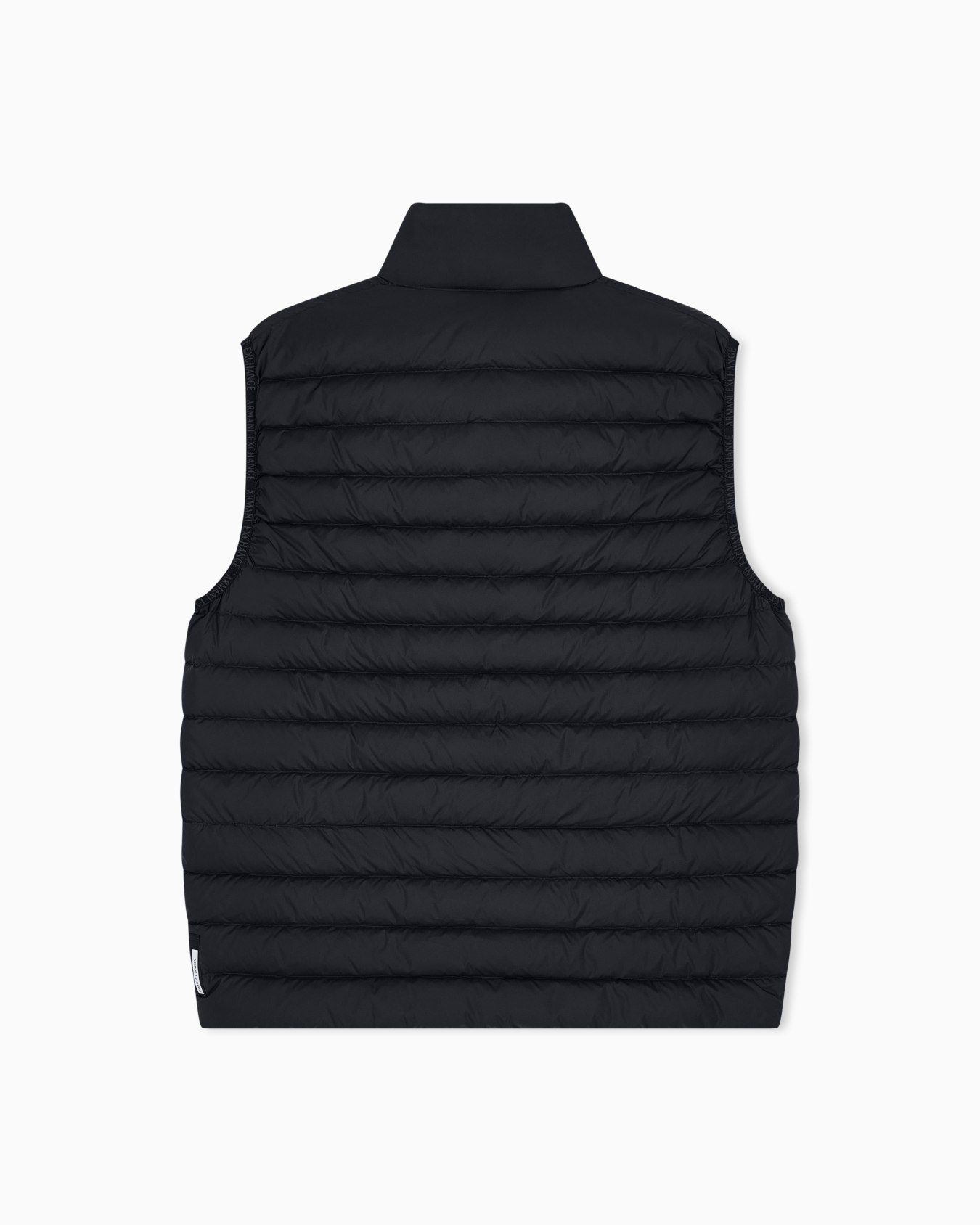 Quilted full-zip down vest with a high collar Essential Slide 2