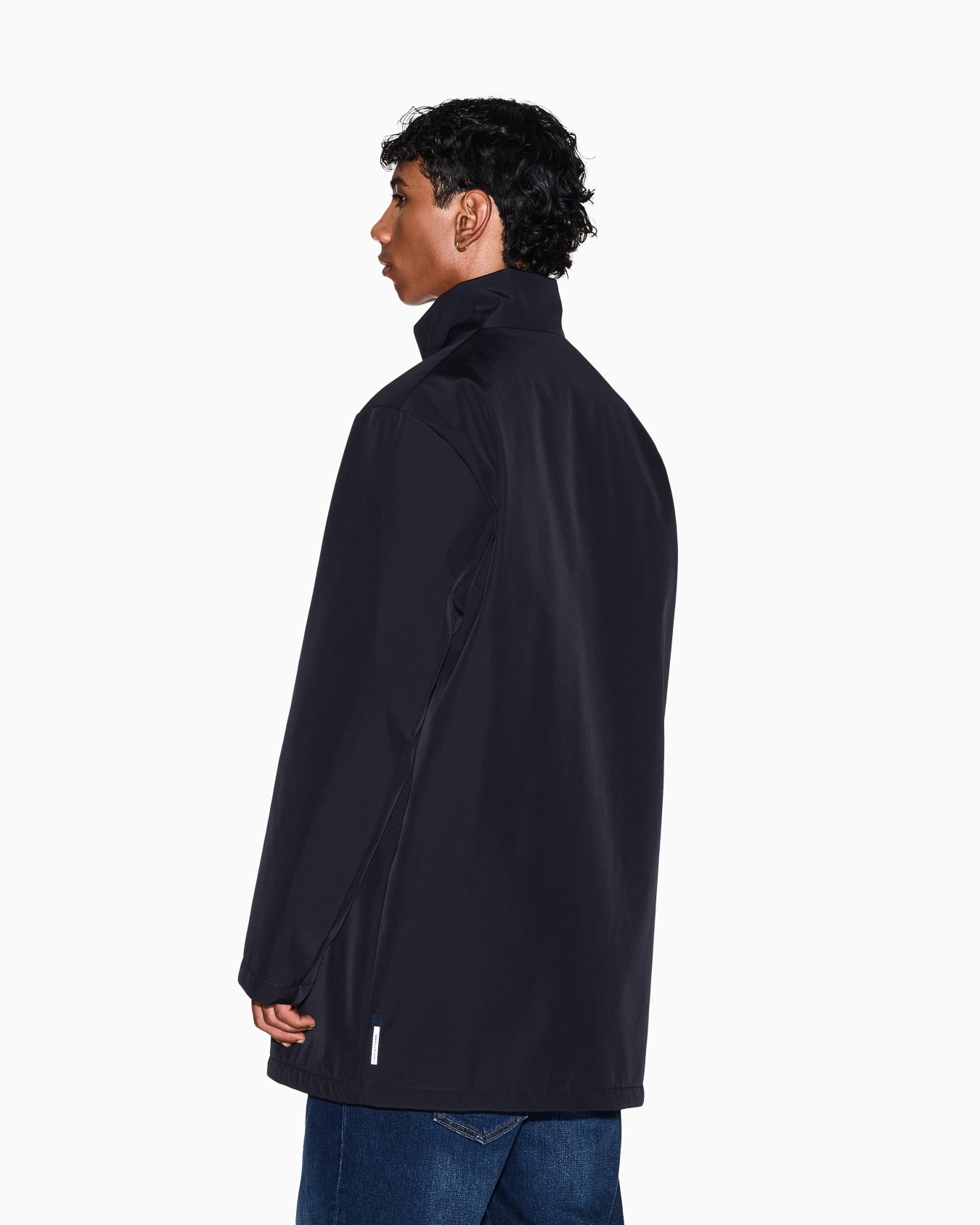 Trench in Fleece Bonded, Silhouette Moderna Slide 5