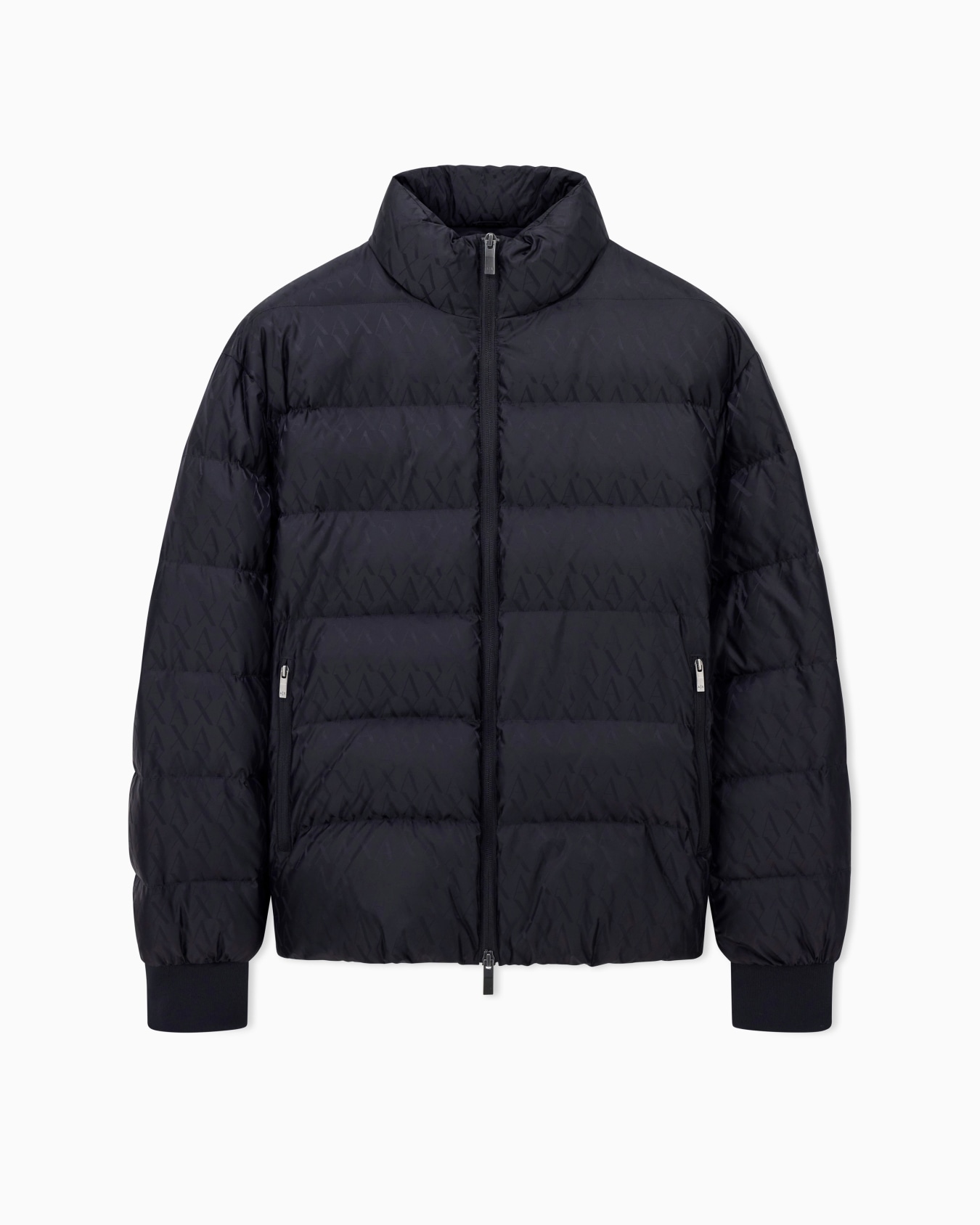 TONE ON TONE ALLOVER LOGO PUFFER JACKET Slide 0