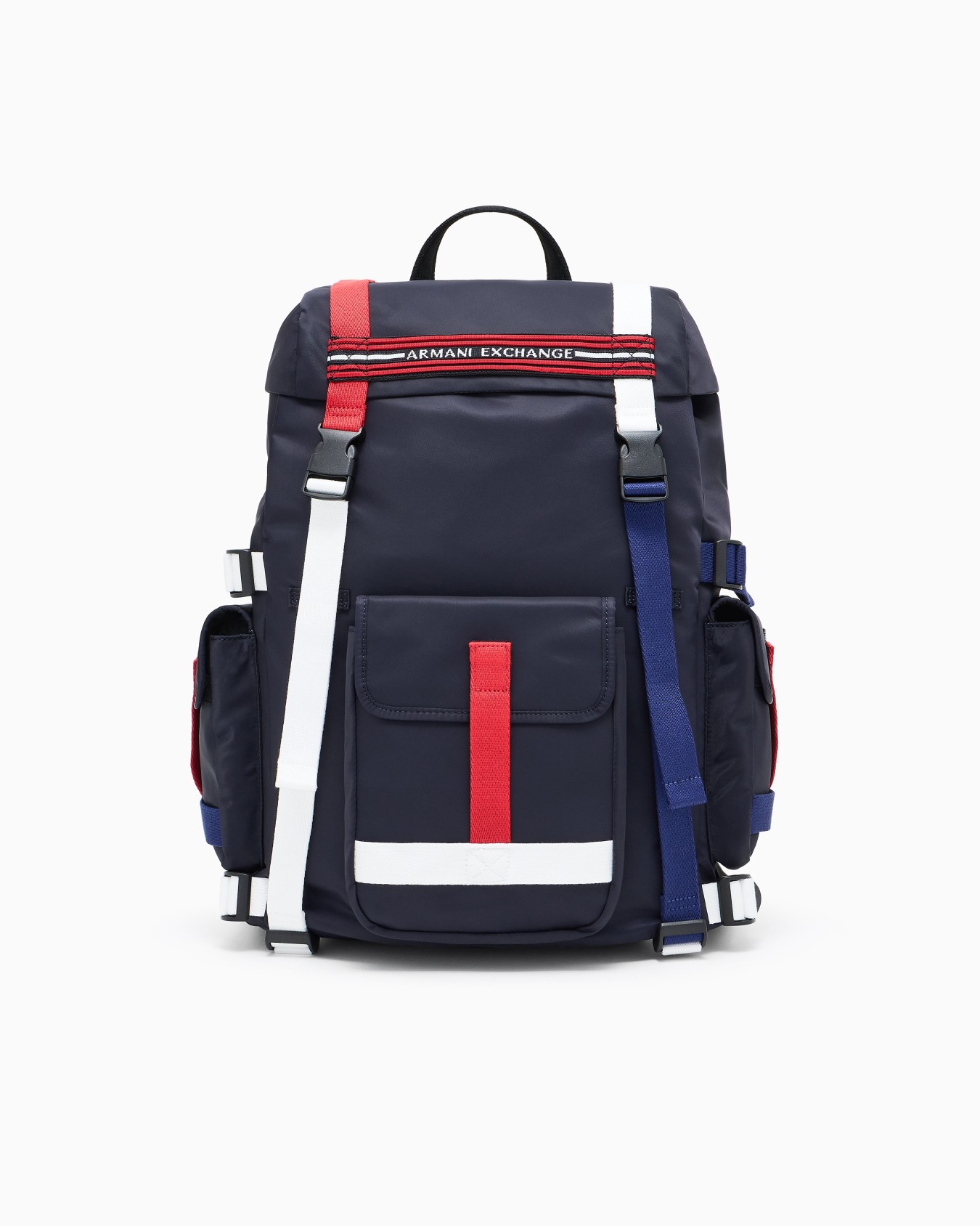 Backpack with contrasting bands Slide 0