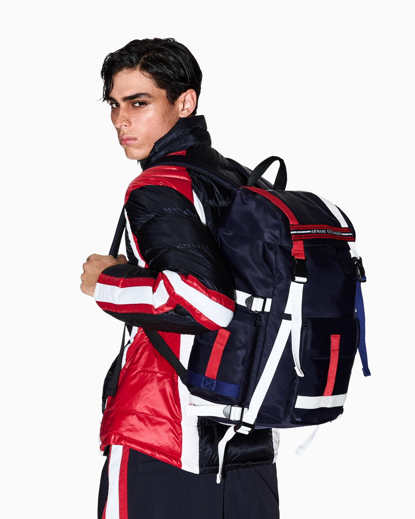 Backpack with contrasting bands Slide 5