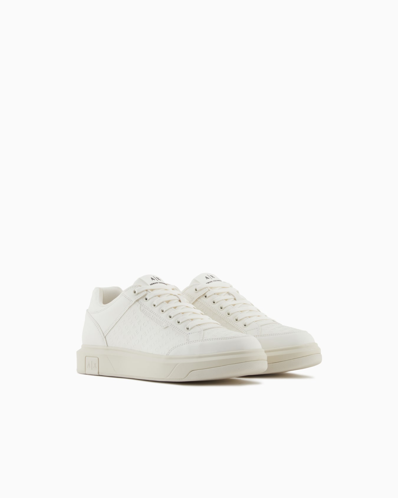 Sneakers with allover logo Slide 1