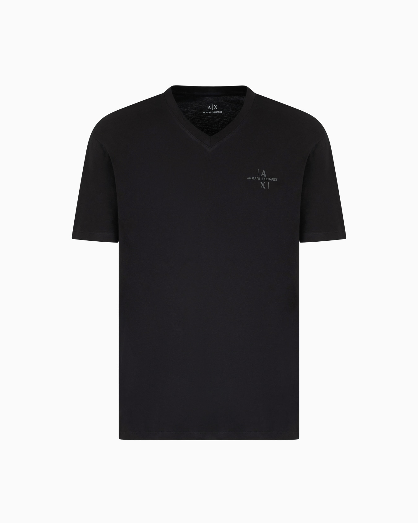 Regular fit T-shirt with V-neck Slide 0