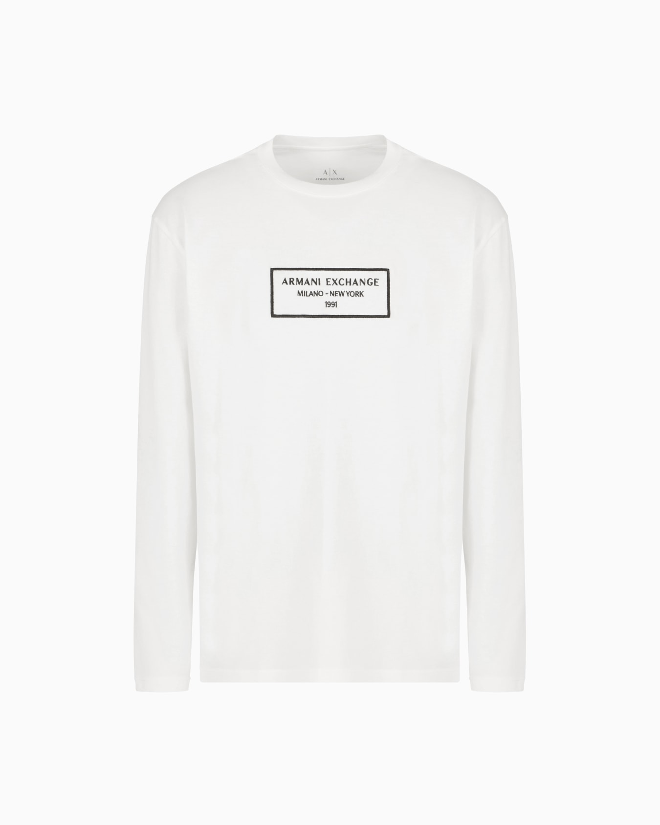フレームロゴ 長袖クルーネックTシャツ スライドする 0