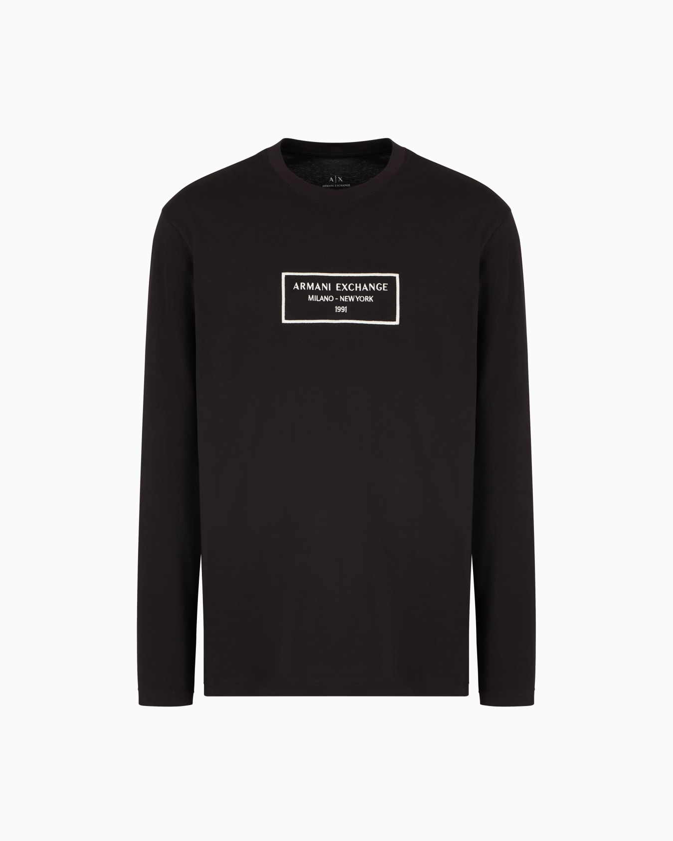 フレームロゴ 長袖クルーネックTシャツ スライドする 0