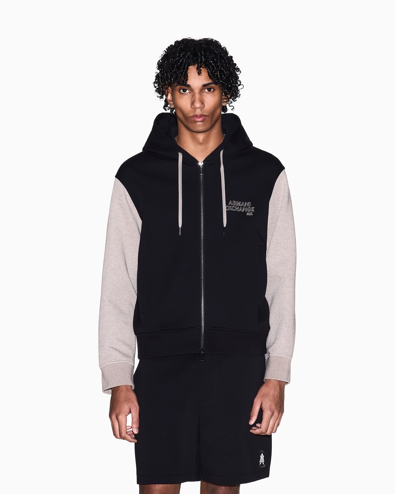 Zip-up cotton sweatshirt Slide 3