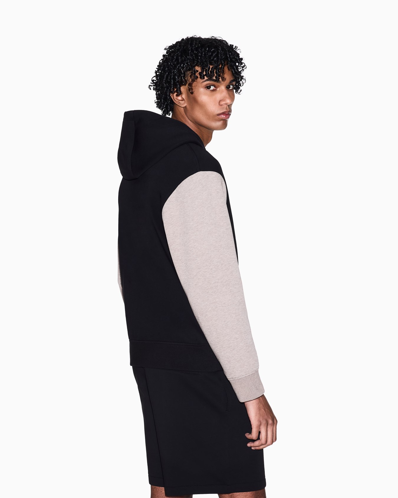 Zip-up cotton sweatshirt Slide 2