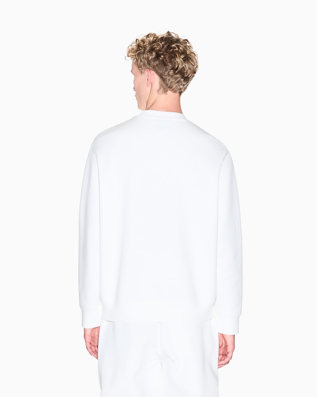 Stretch bonded cotton sweatshirt Slide 2