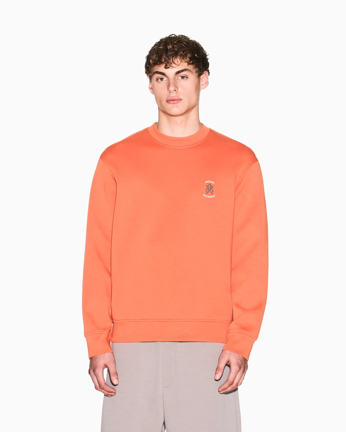 Stretch bonded cotton sweatshirt Slide 3