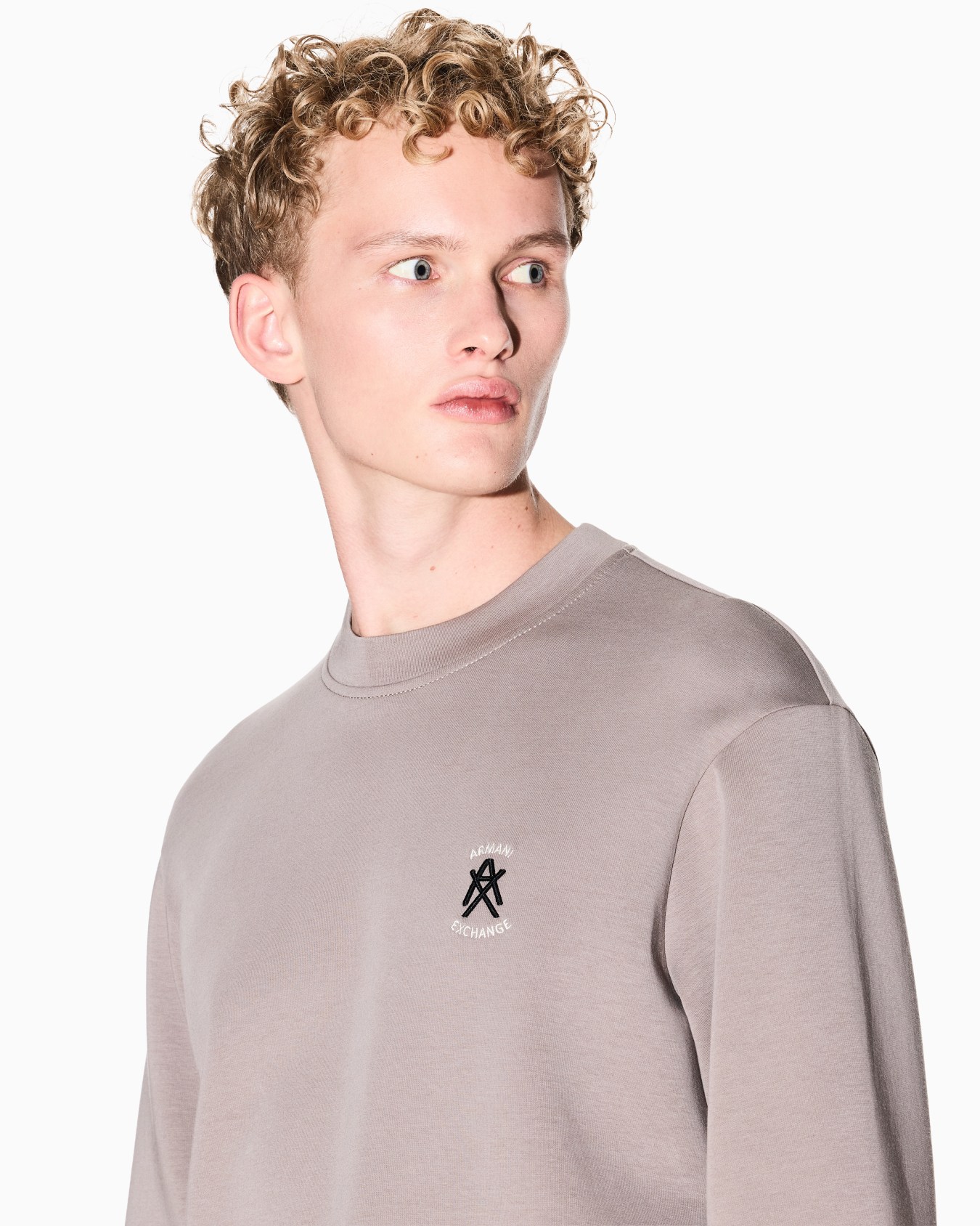 Stretch bonded cotton sweatshirt Slide 4
