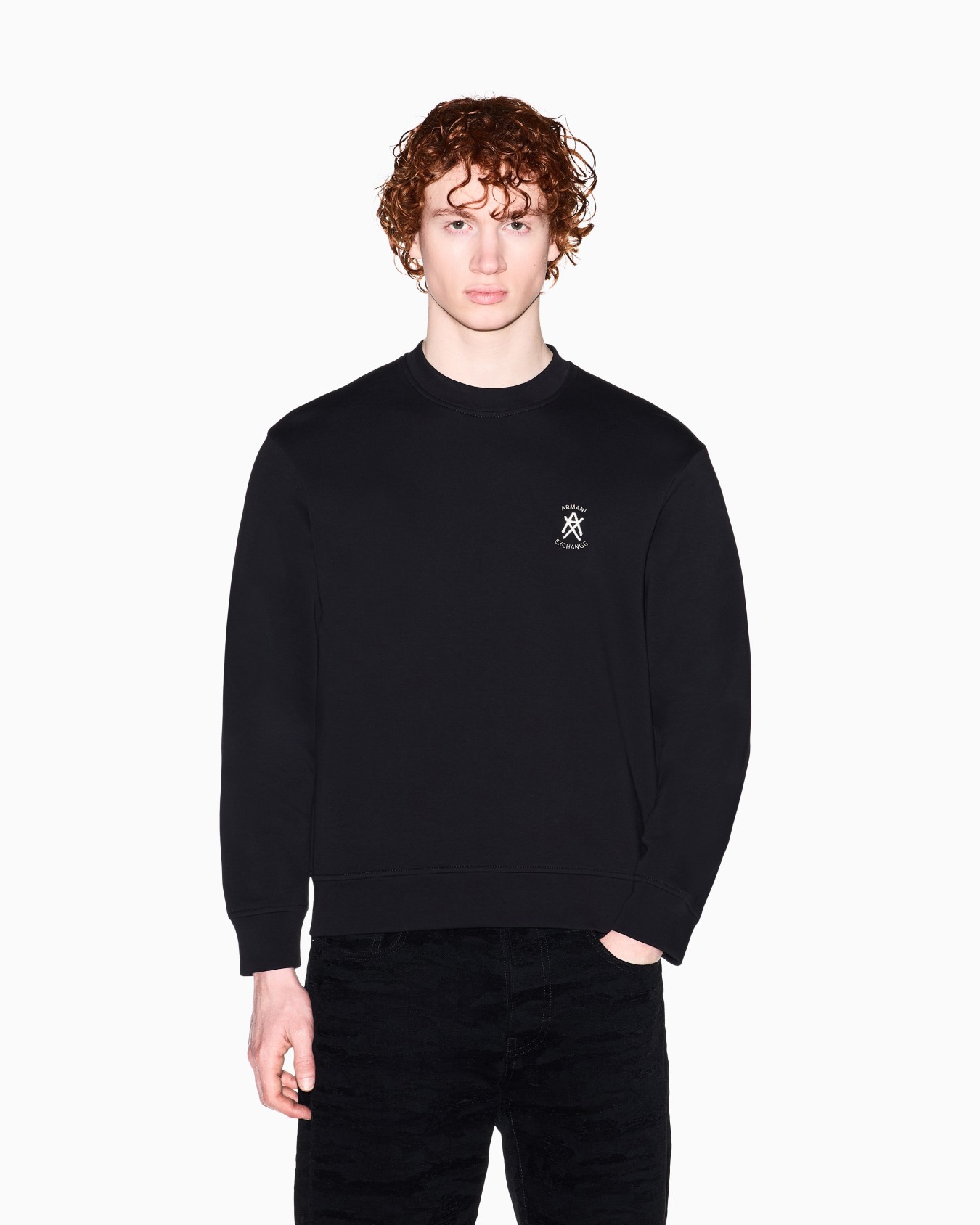 Felpa girocollo con logo Slide 3