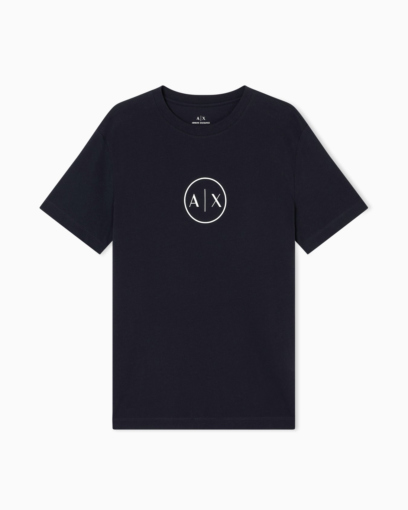 Regular fit T-shirt with round logo Slide 0
