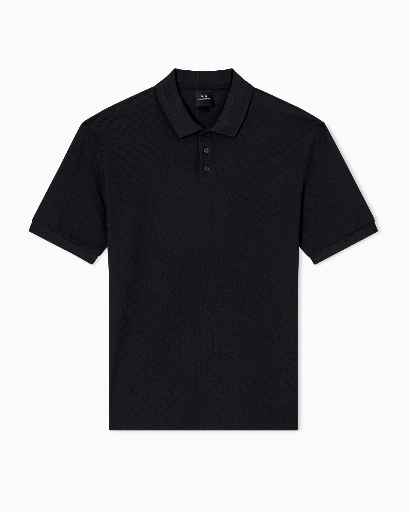 Regular fit polo shirt with allover logo Slide 0