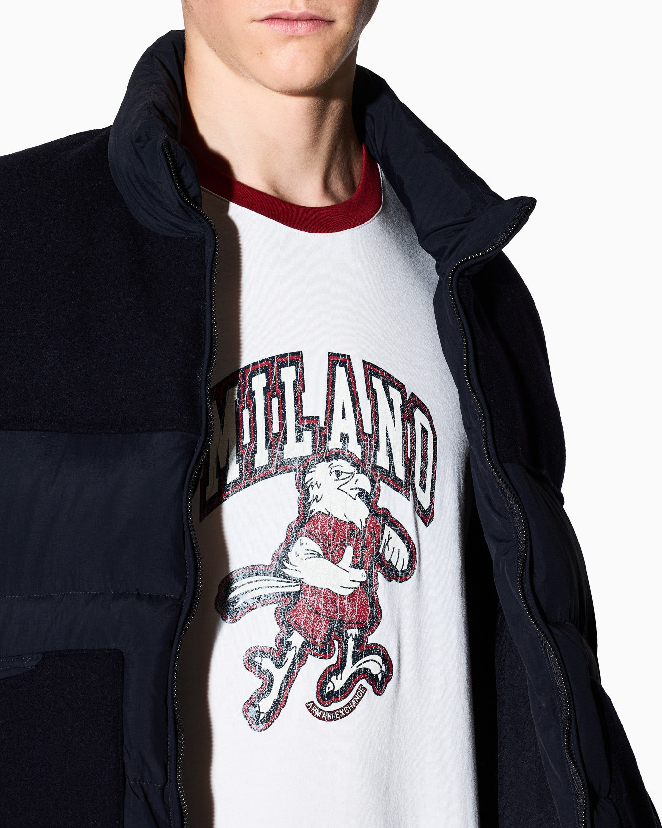 Regular fit T-shirt with eagle Slide 4