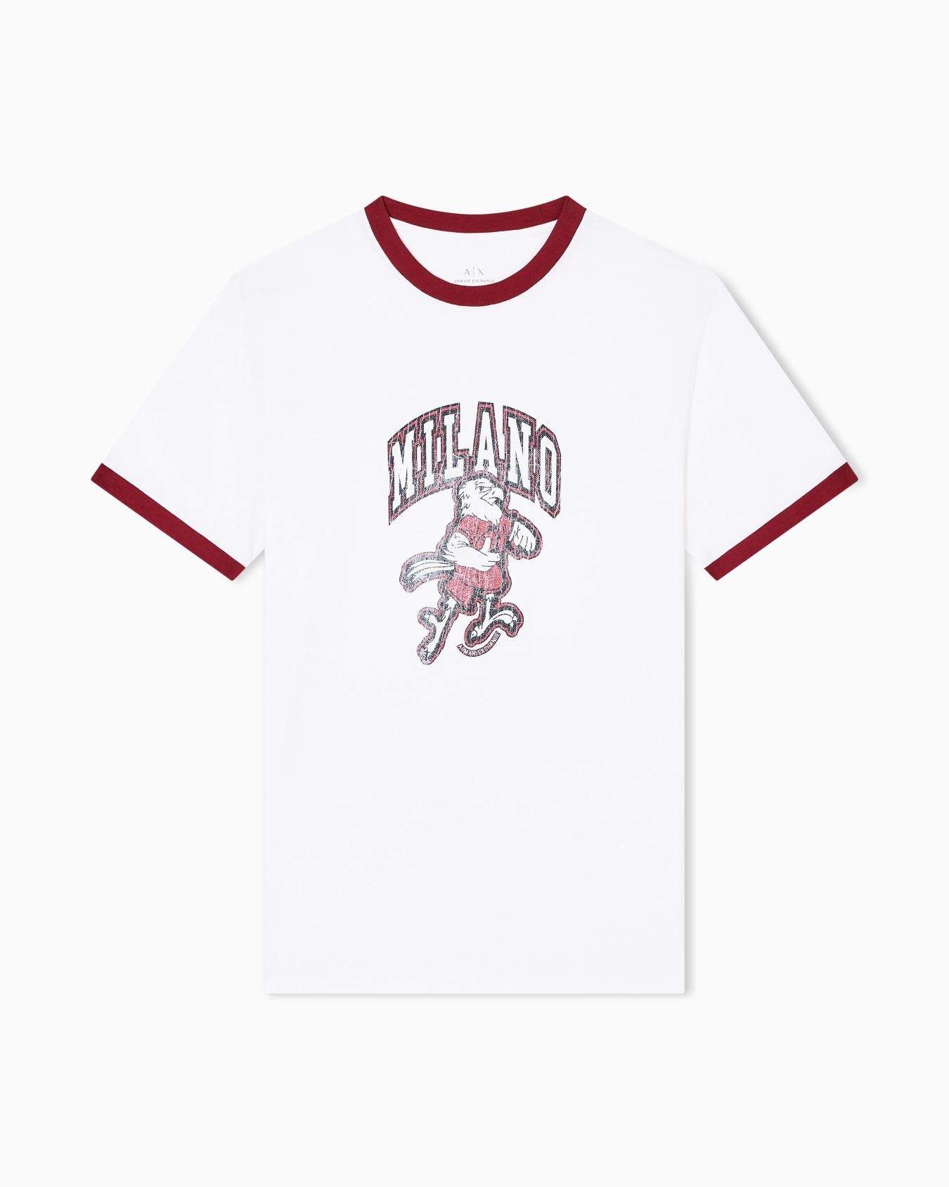 Regular fit T-shirt with eagle Slide 0