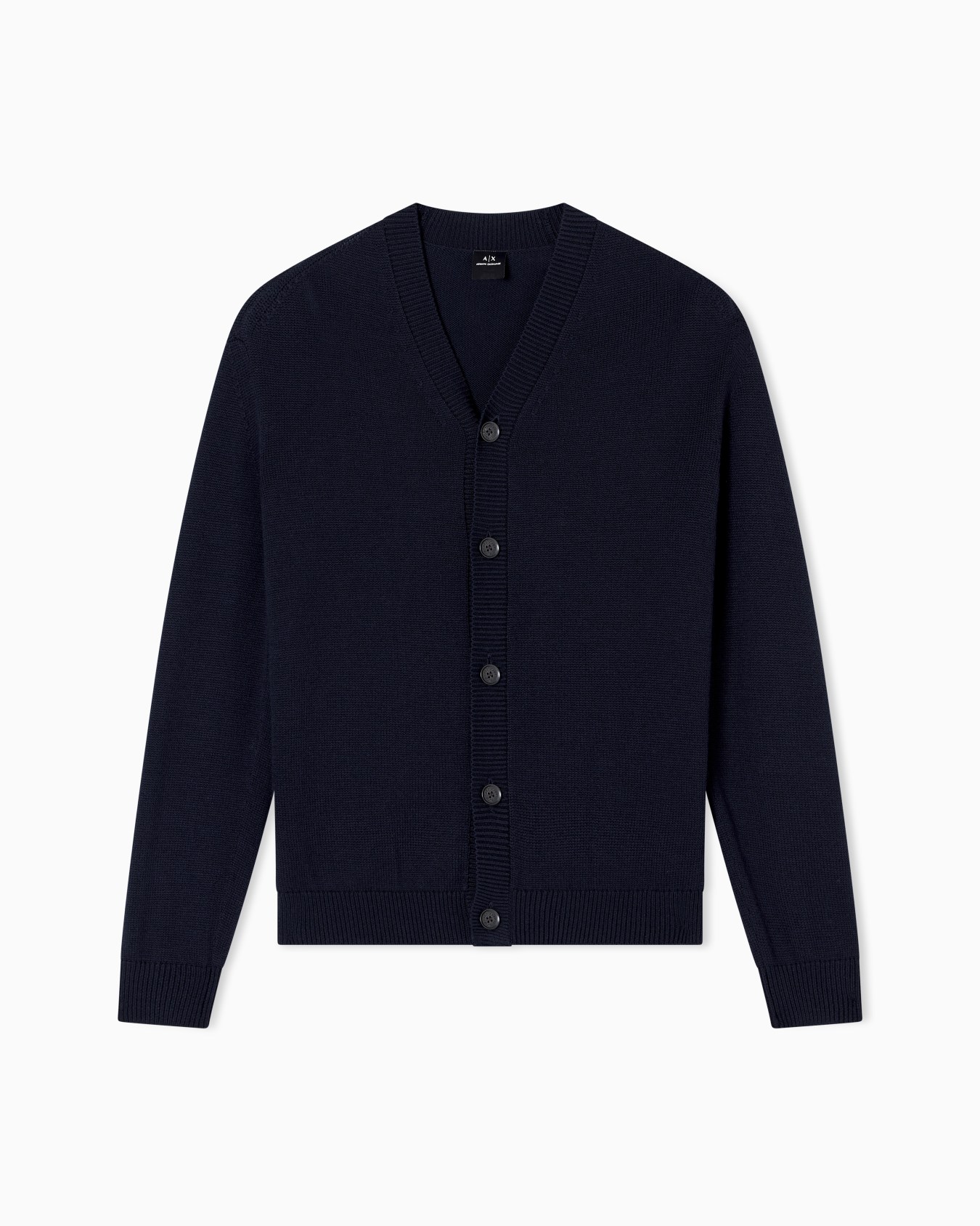 Wool and cotton cardigan Slide 0