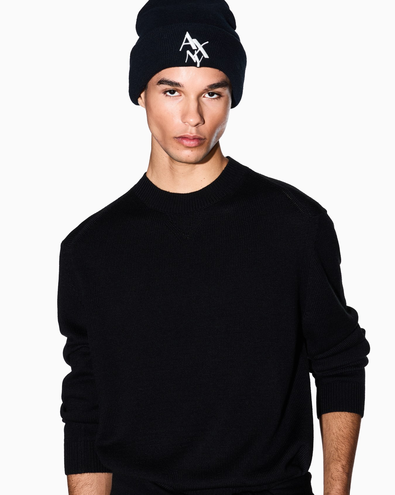 Wool and cotton crew neck sweater Slide 4