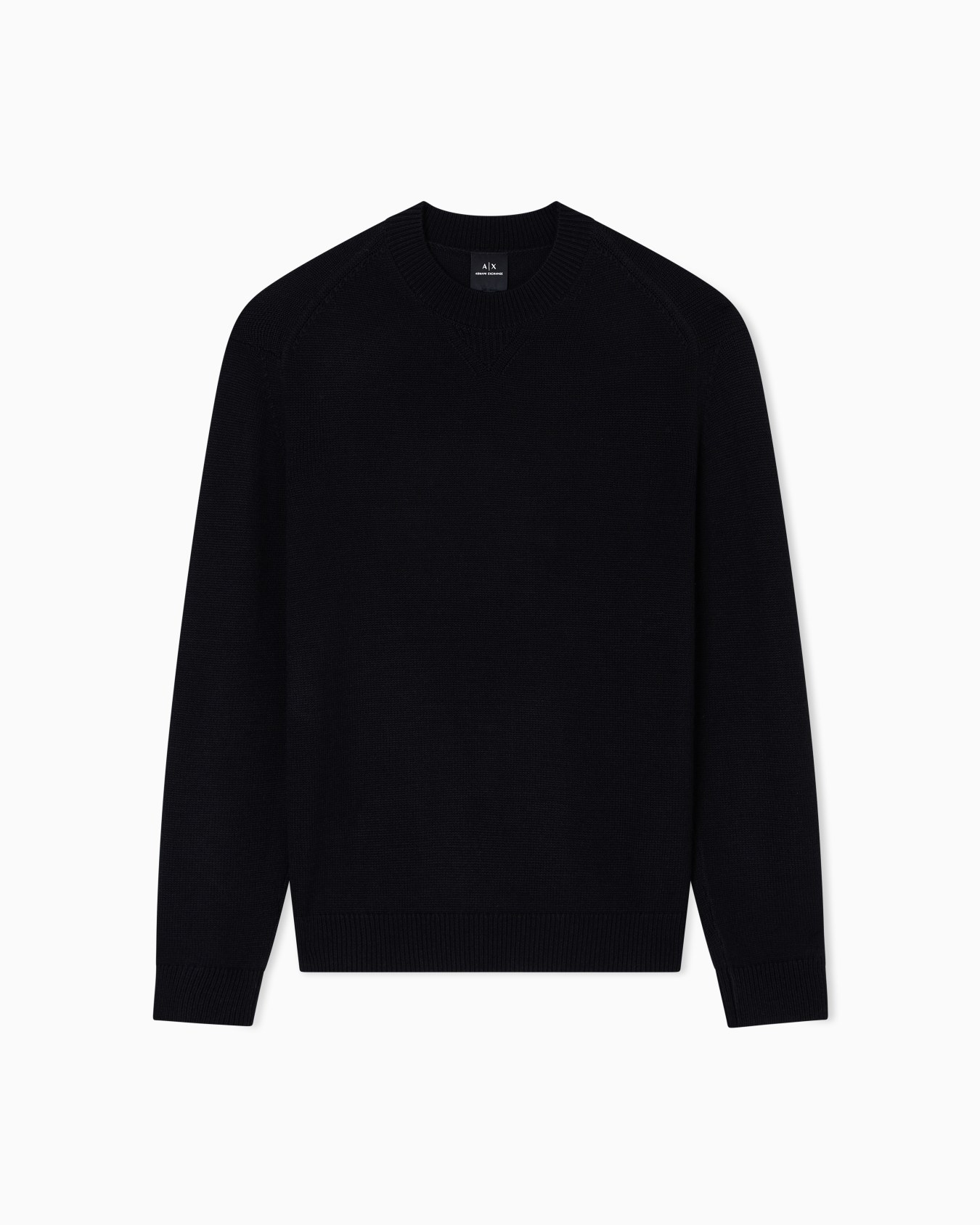 Wool and cotton crew neck sweater Slide 0