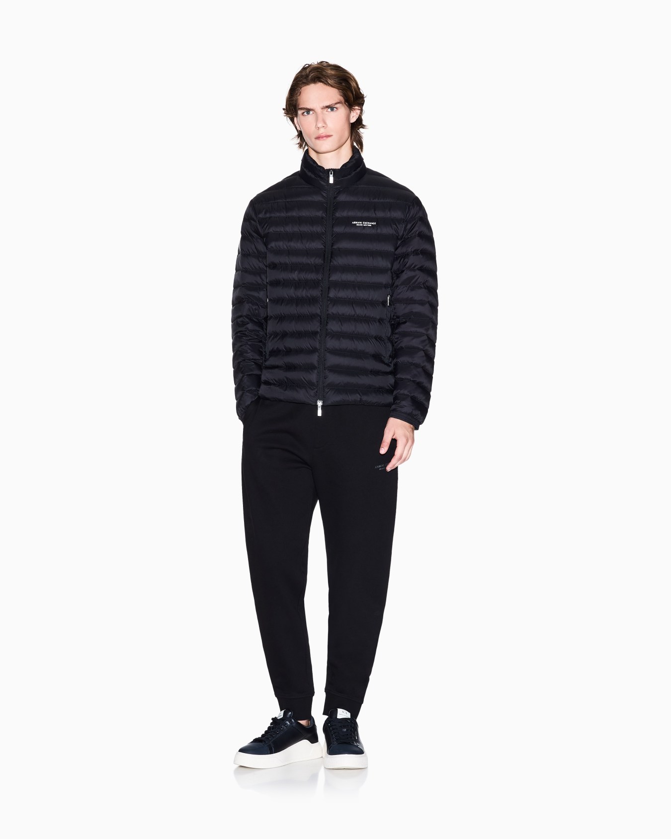 Quilted full zip down jacket Slide 2